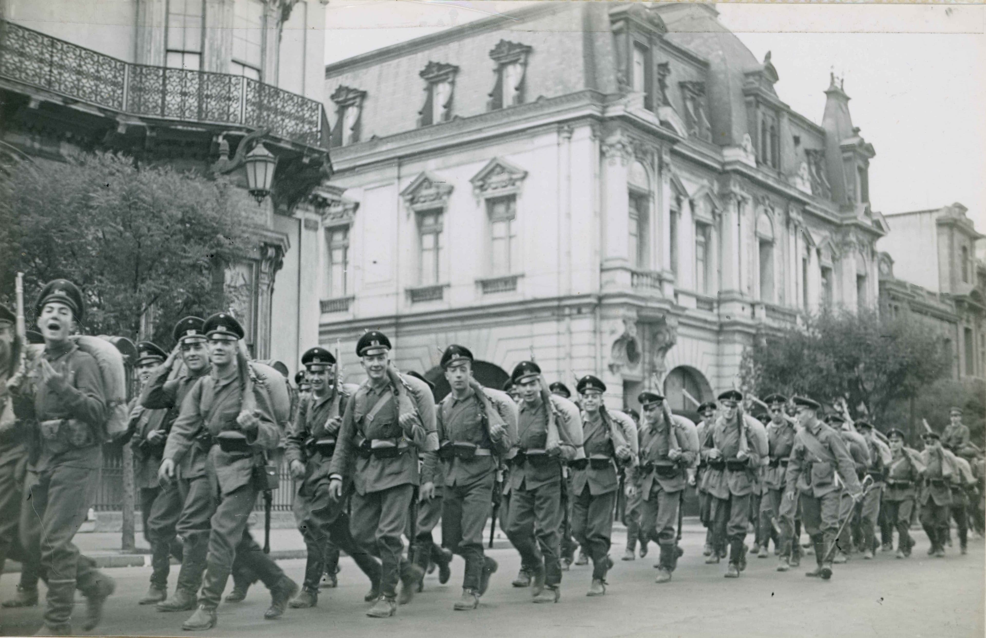 Campaña de cadetes en 1945