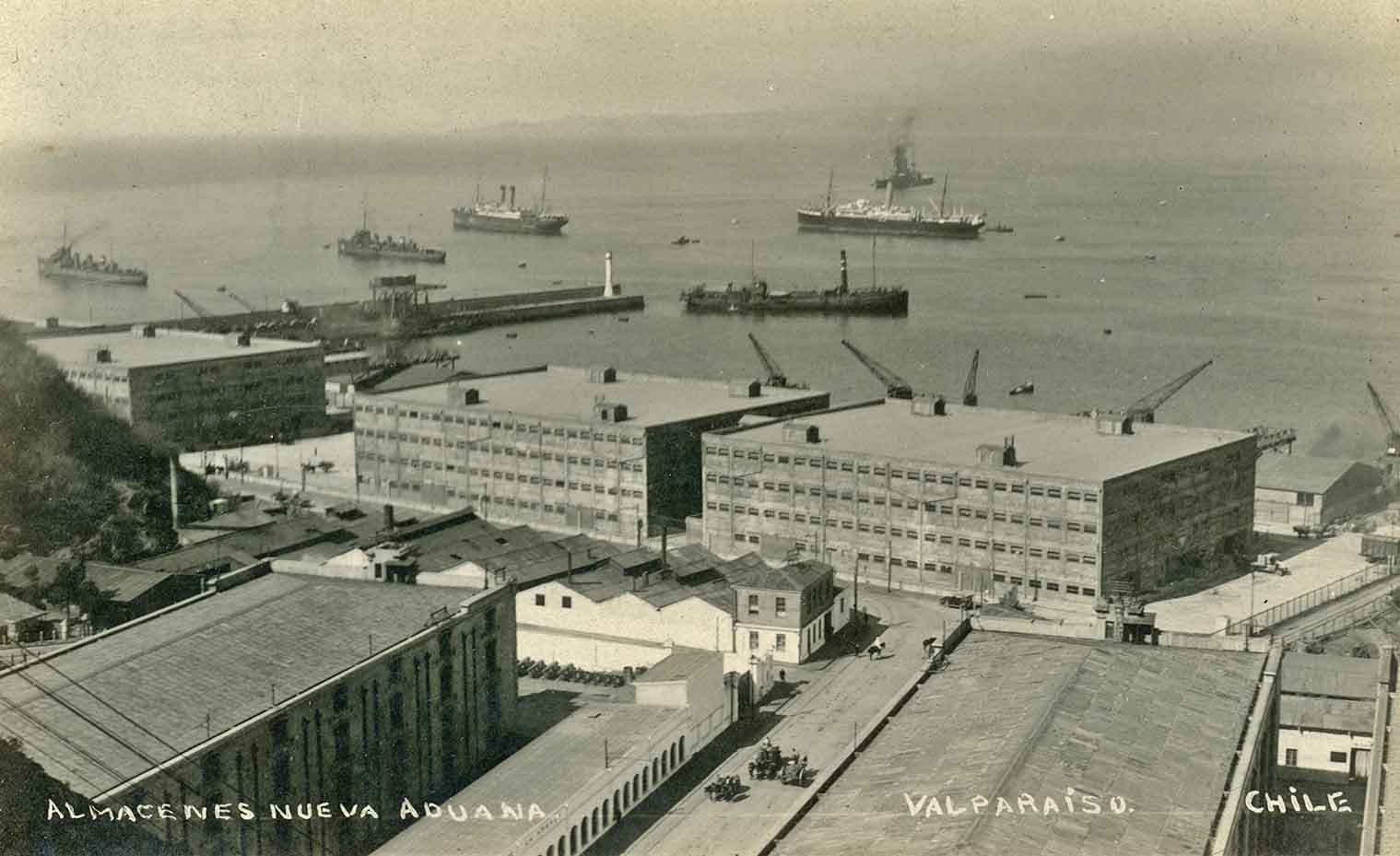 Almacenes de Valparaíso en 1924