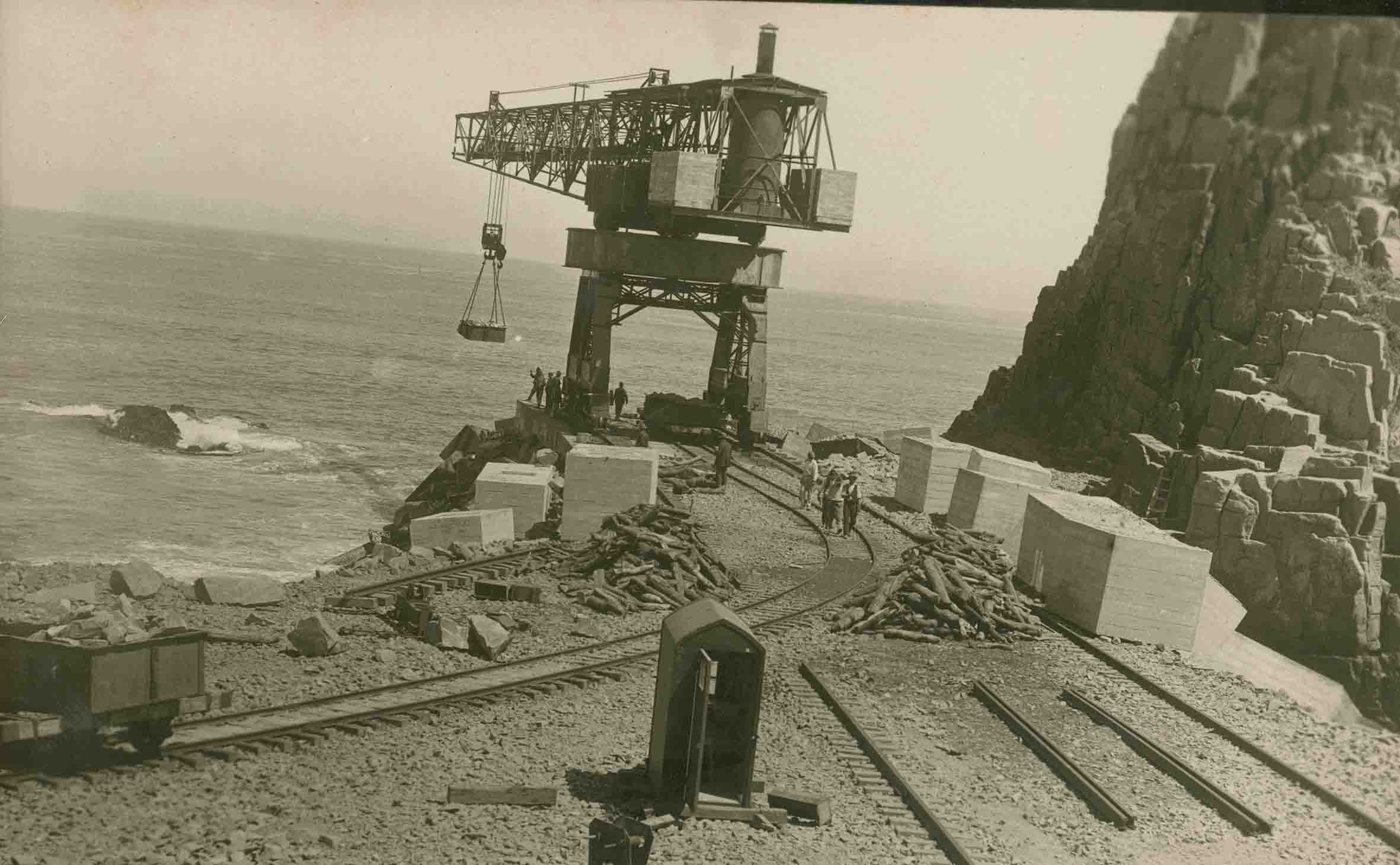 Gruas Muelle de Constitución ca. 1920