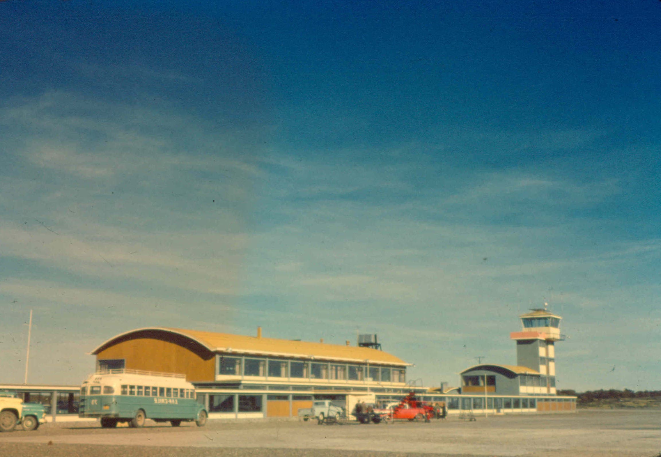 Aeropuero de punta Arenas en 1962