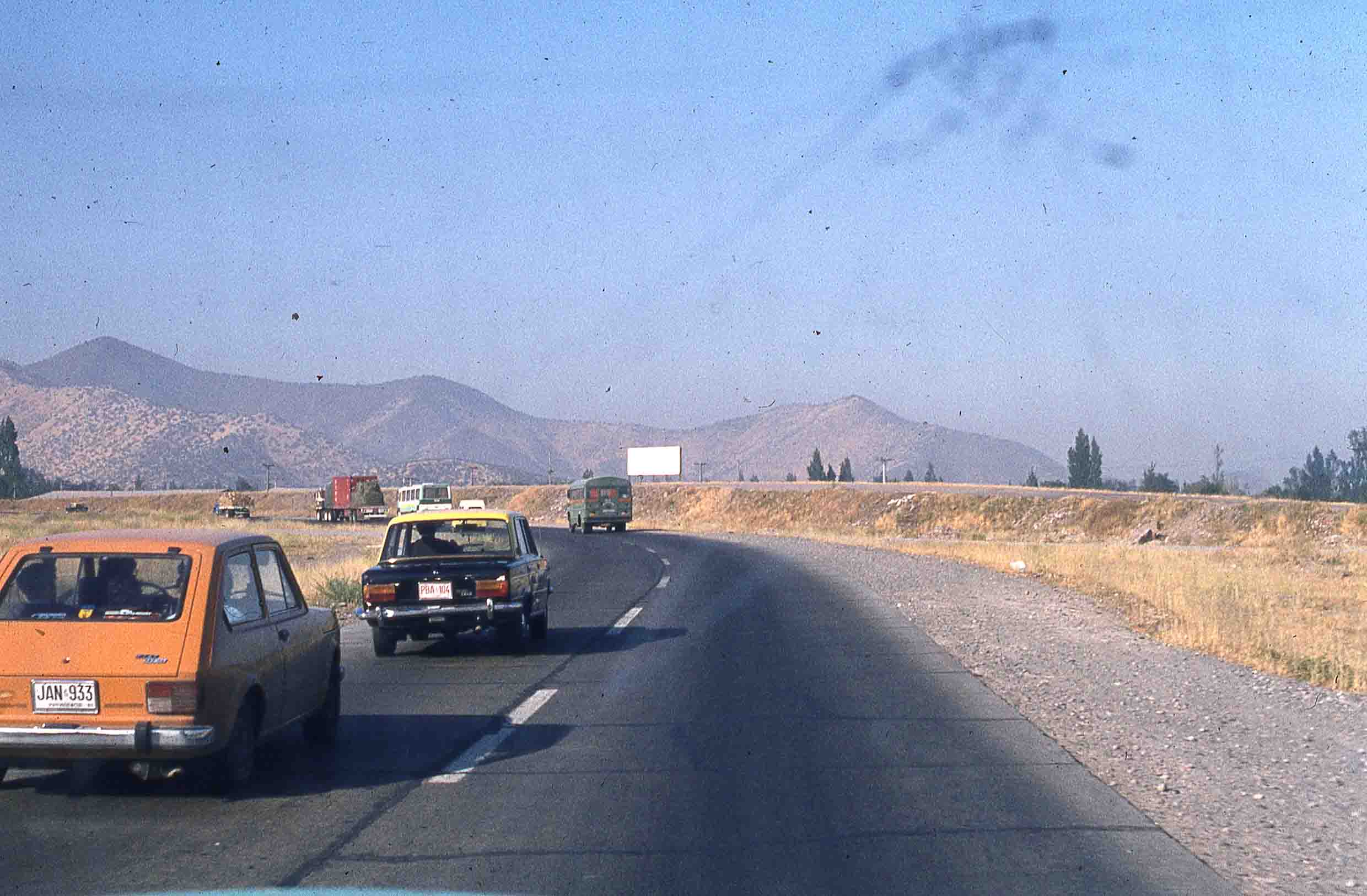 Panamericana sur en los 80