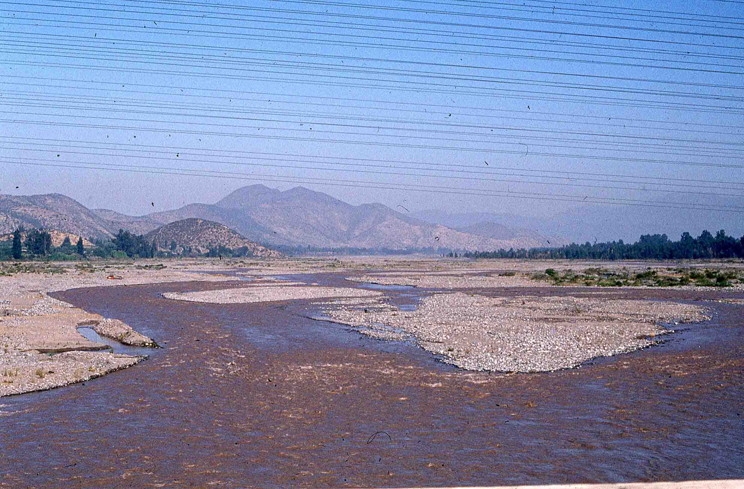 Río Maipo en los 80