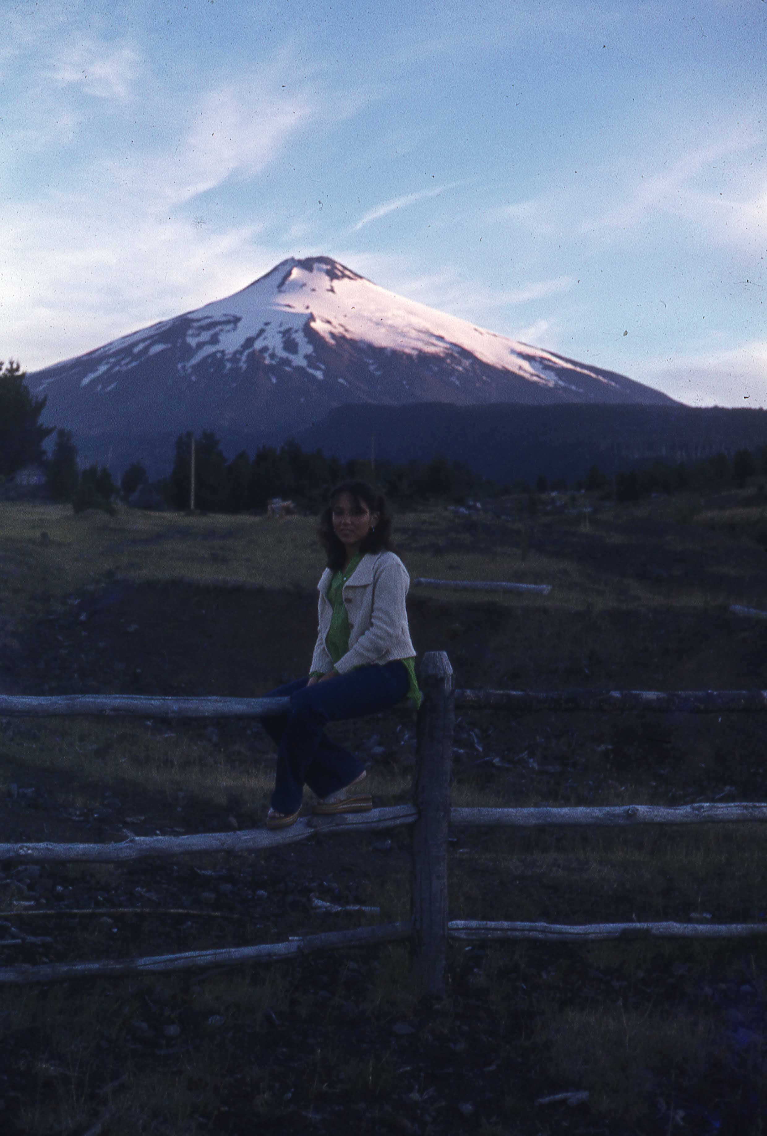 Volcán Villarrica en los 70