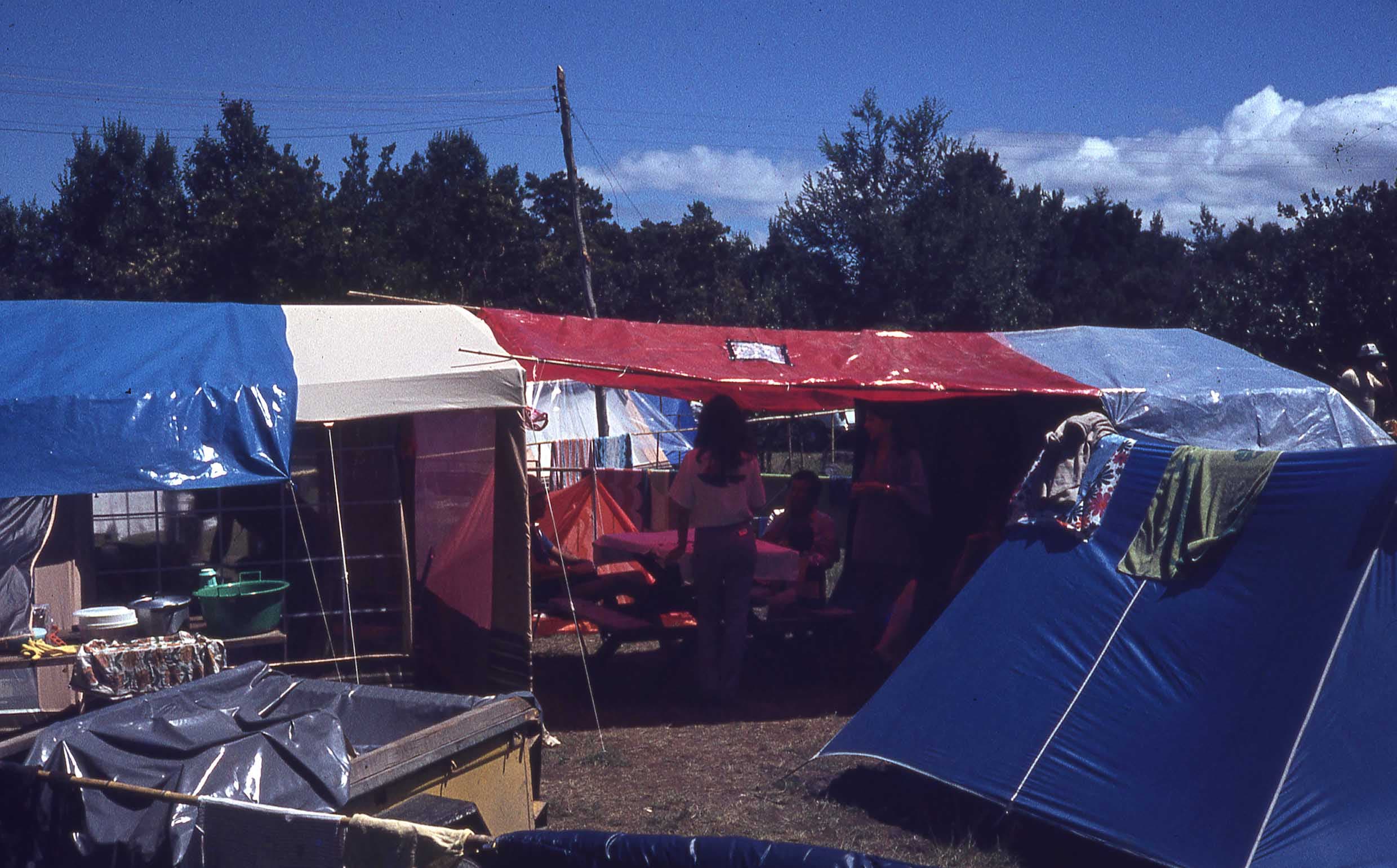 Camping en los años 70