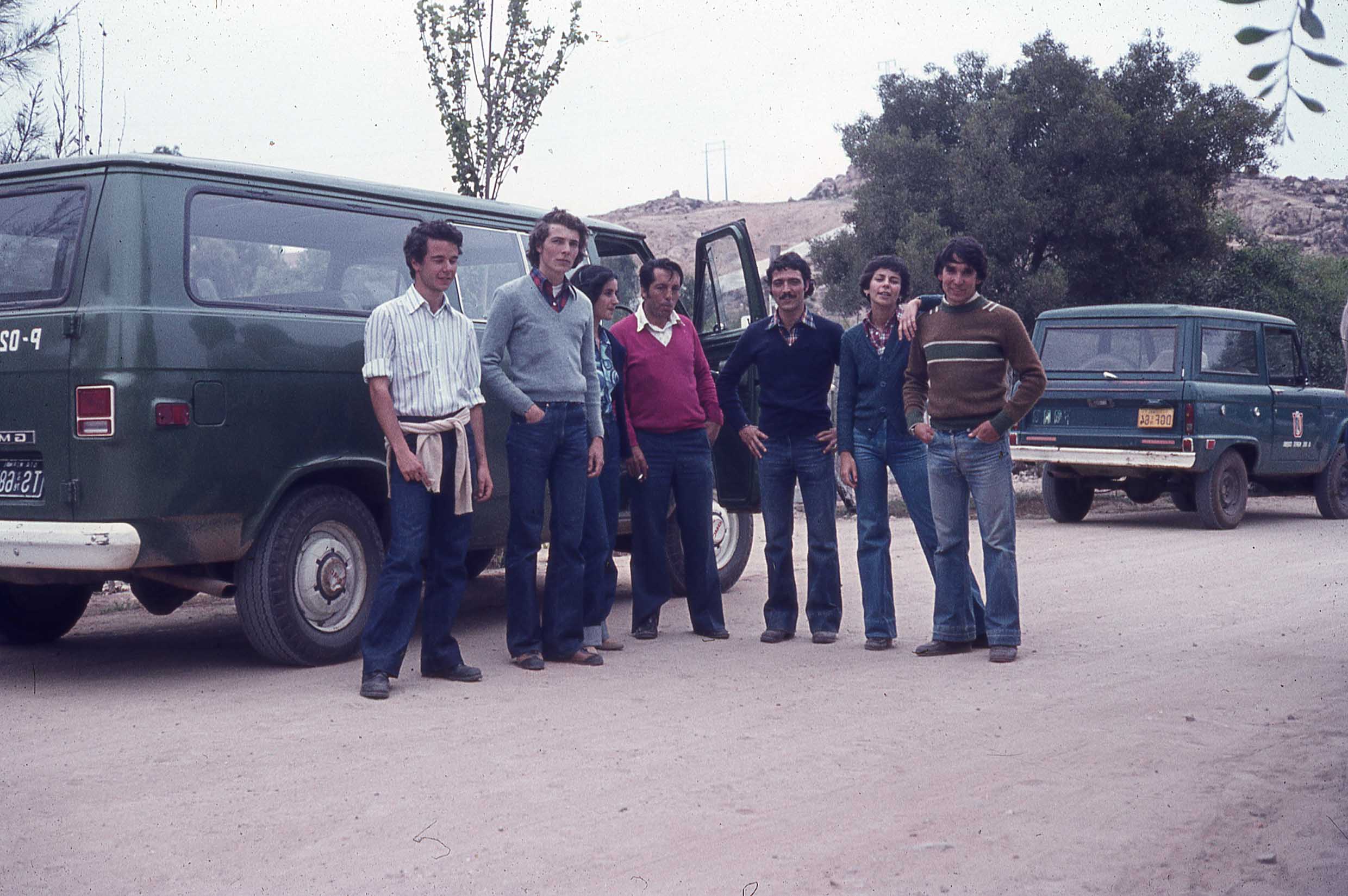 Viaje de amigos en los años 70