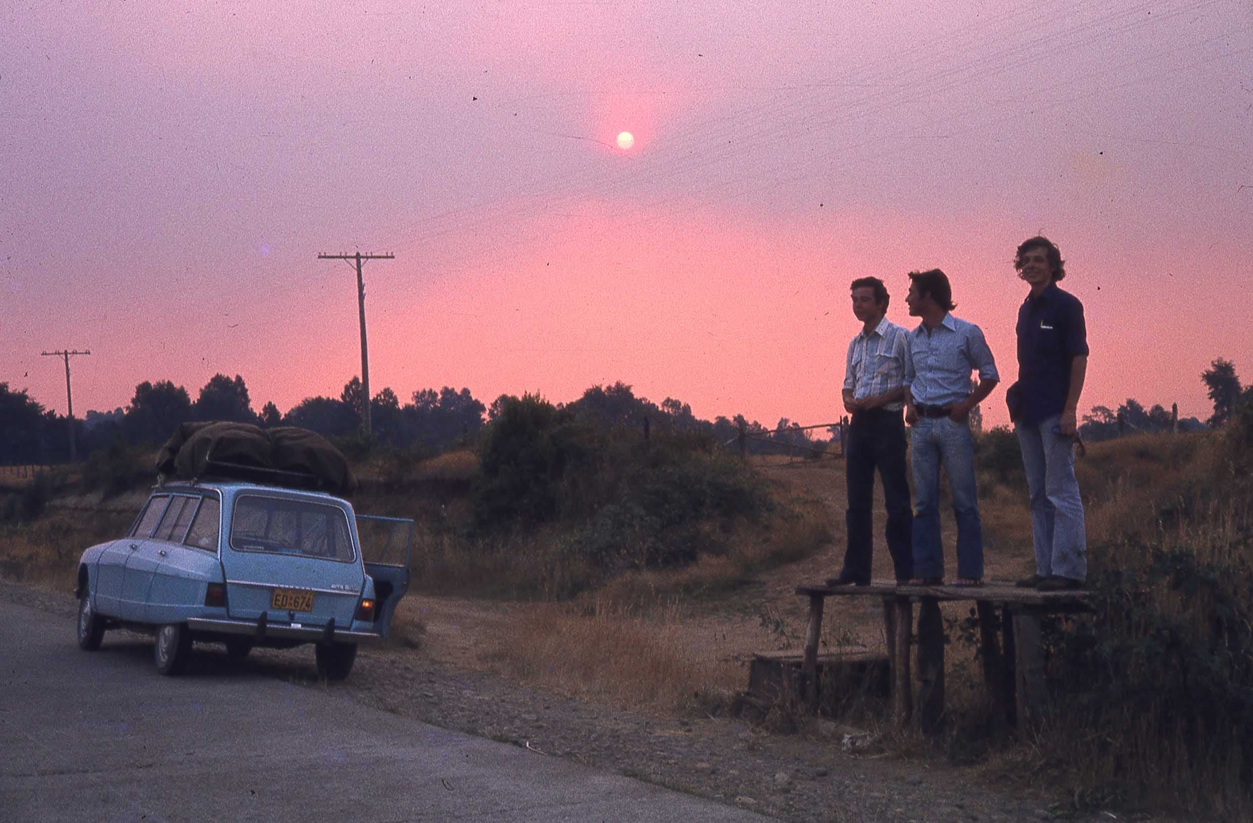 Viaje de amigos en 1975
