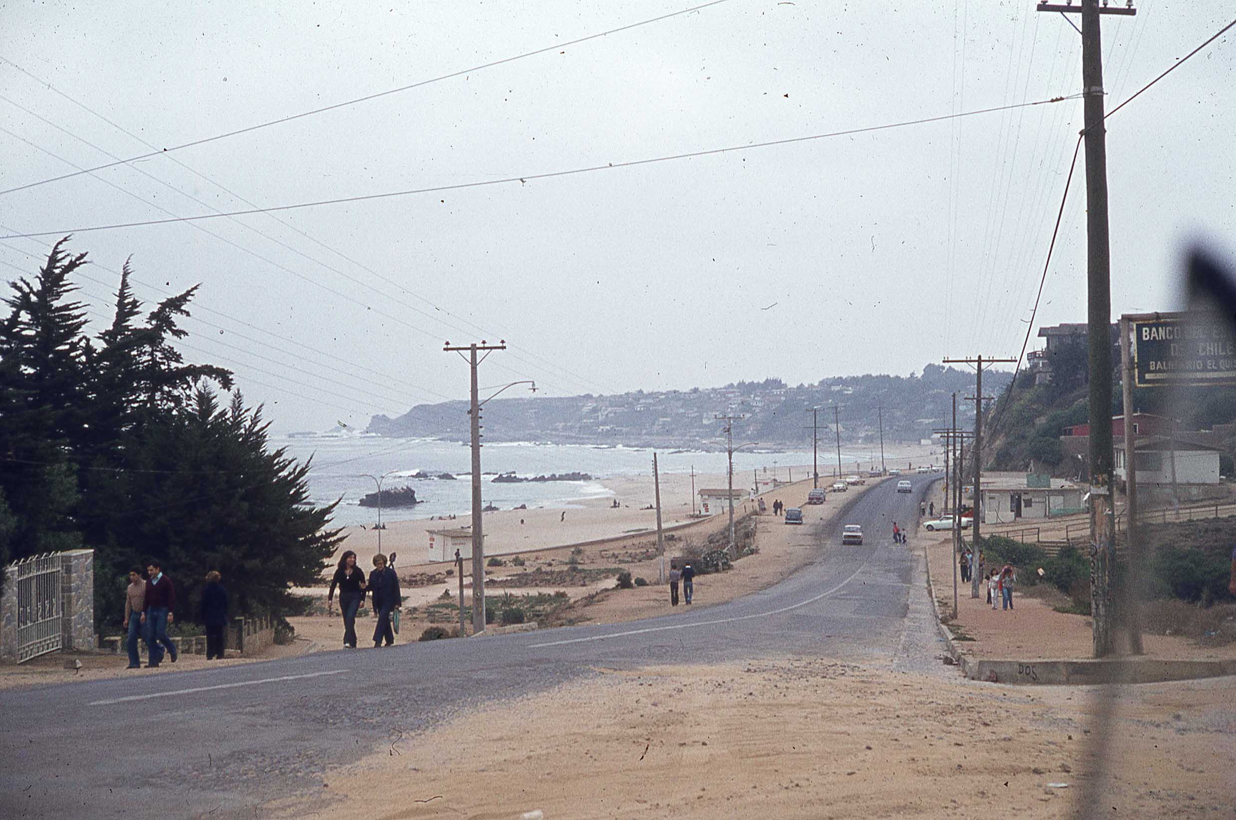 El Quisco, Playa Los Corsarios en 1985