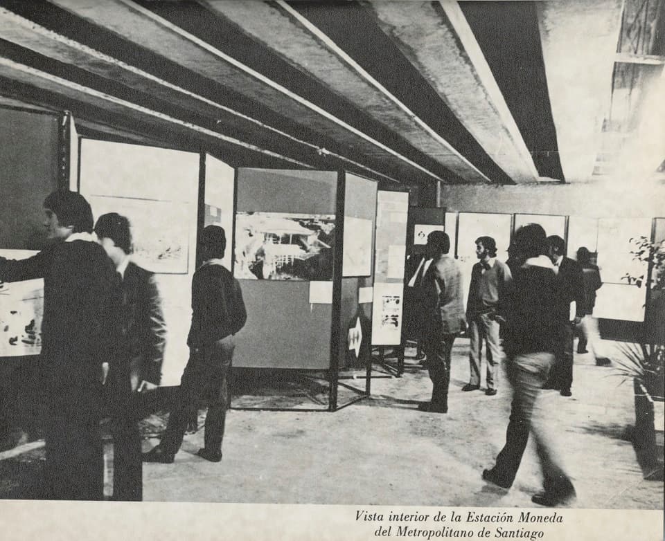 Estación de metro Moneda, 1975
