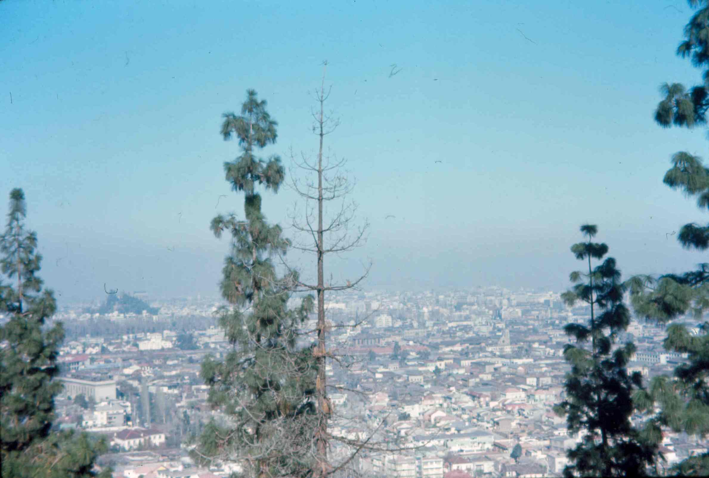 Panorama de Santiago en 1969