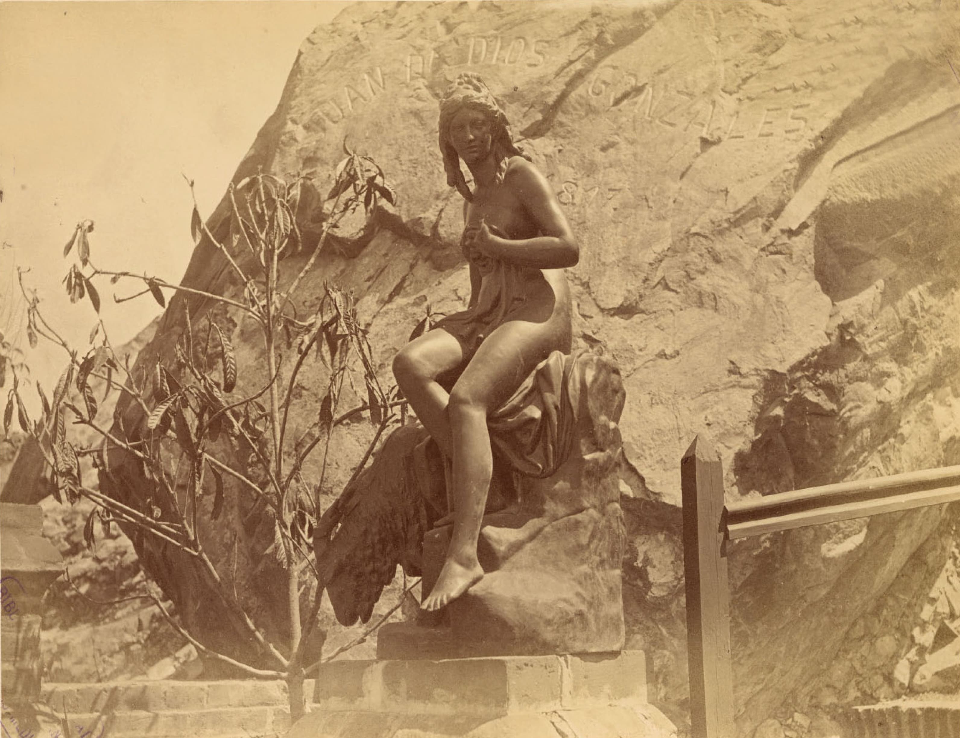 Amaltea, Cerro Santa Lucía, 1874