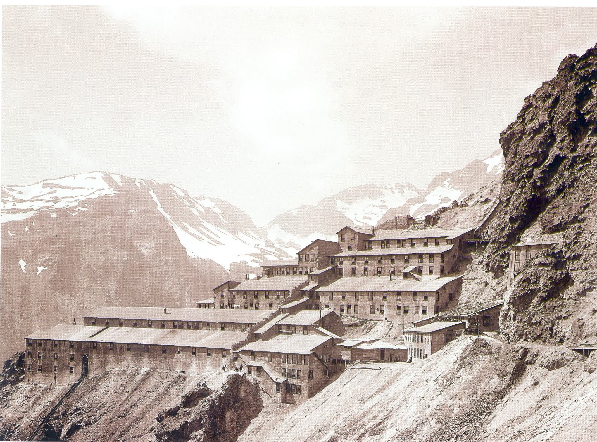Campamento minero El Teniente, Sewell, 1920