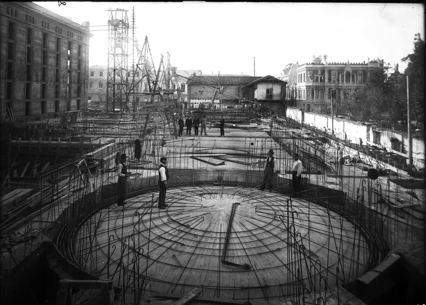 Trabajos en el Edificio de Archivo Nacional ca.1925