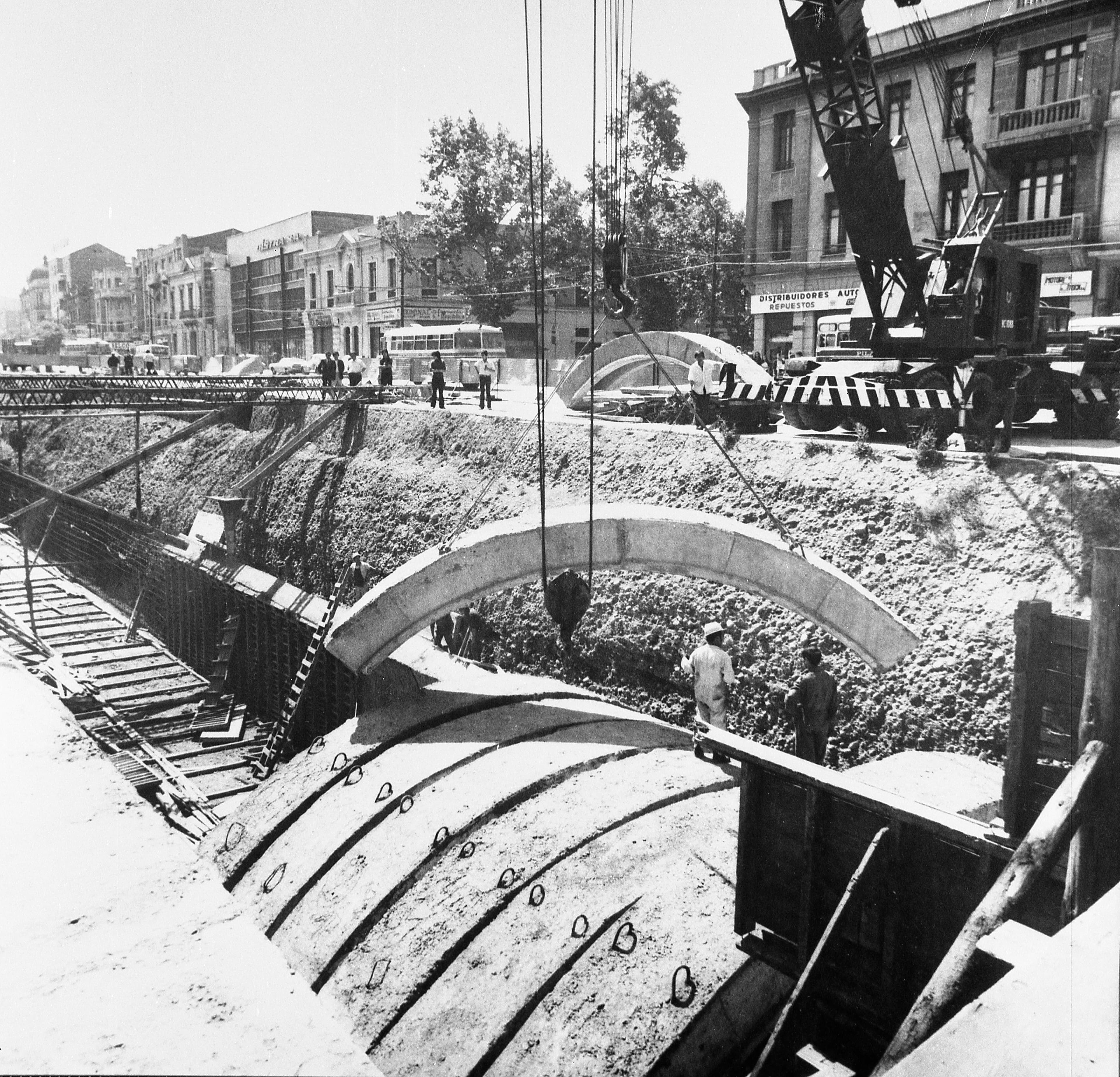 Paso Carretera Norte Sur en 1971