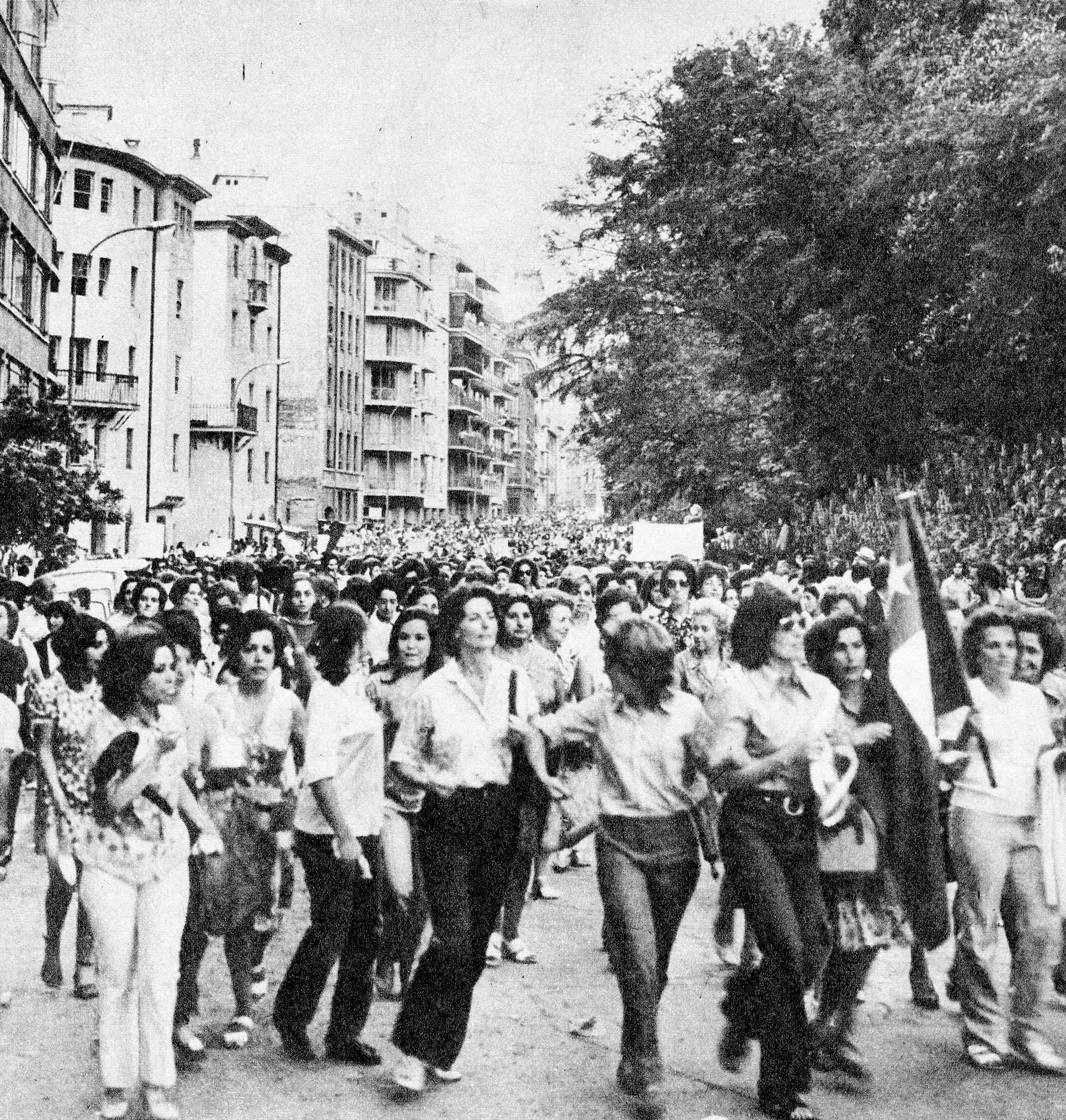 Marcha de mujeres 1971