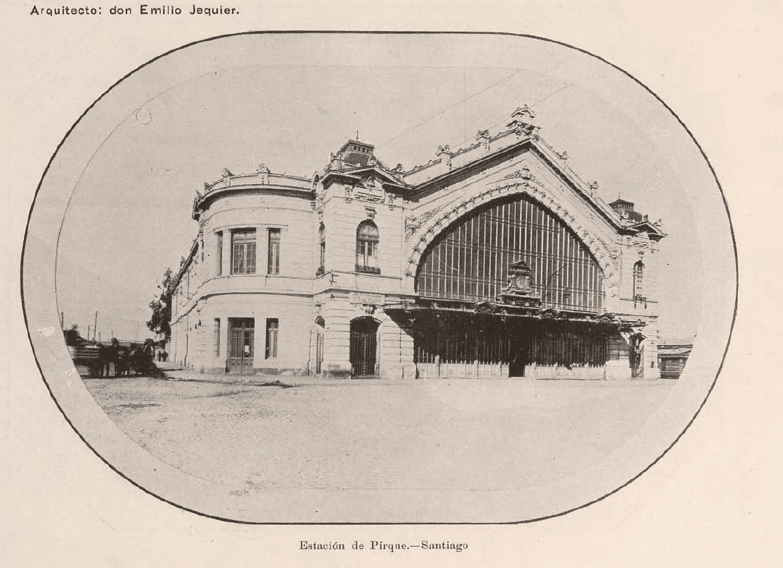 Estacion Pirque en 1923