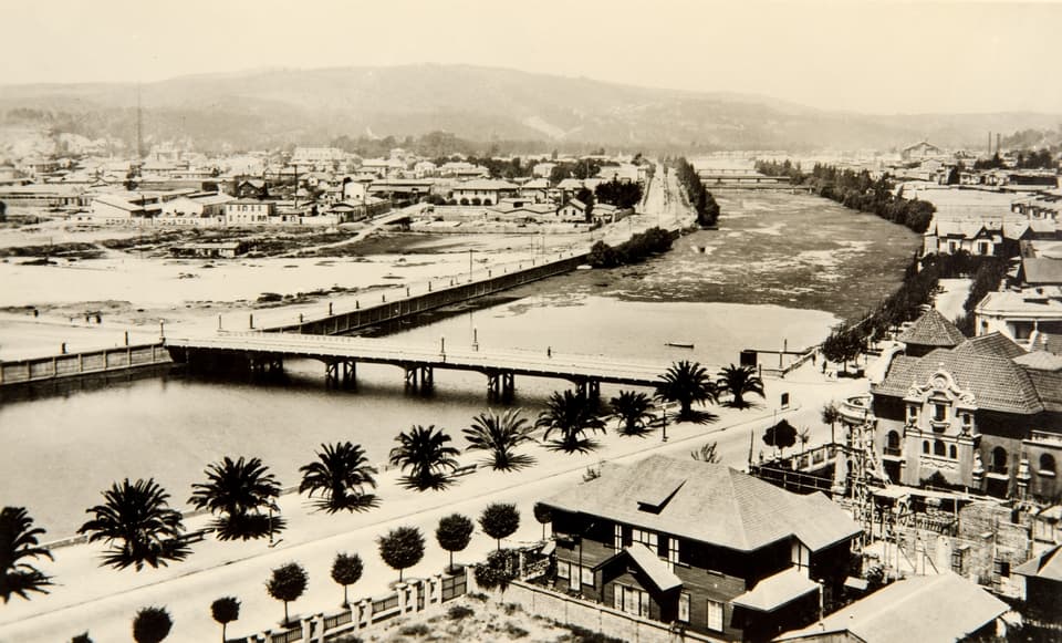 Estero Marga Marga, Viña del Mar en 1928