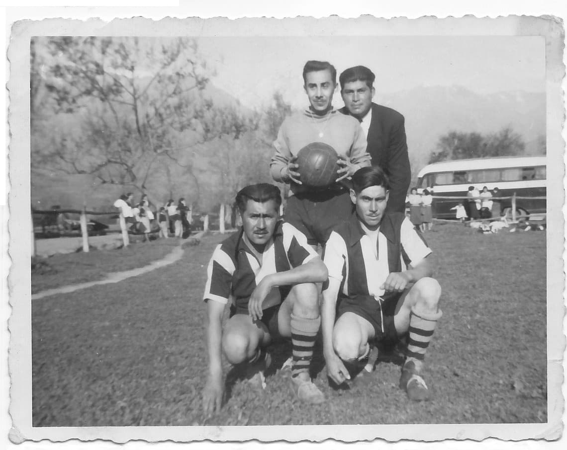 Fútbol en Lo Hermida en 1961