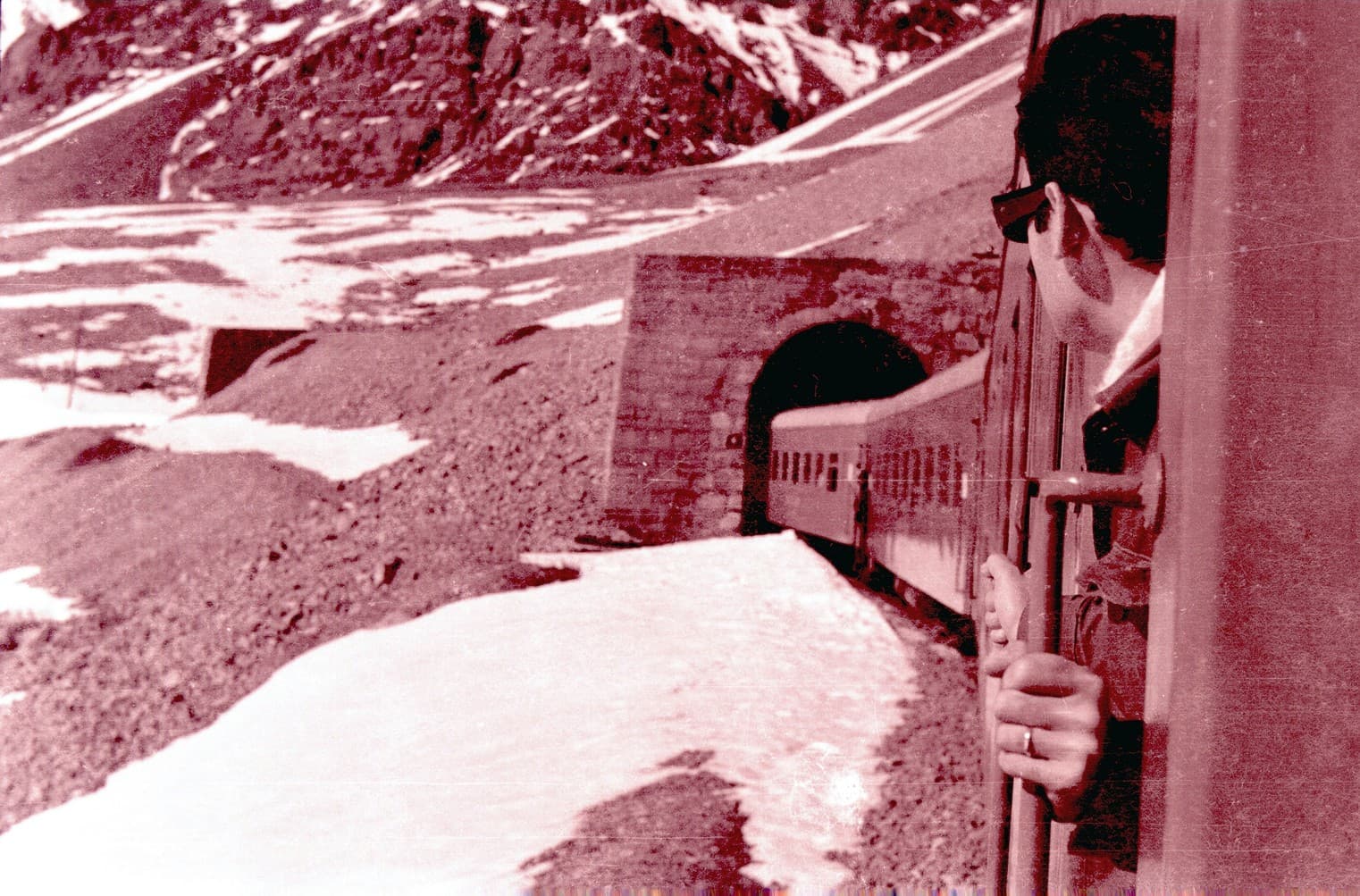 Tren a Portillo en 1966
