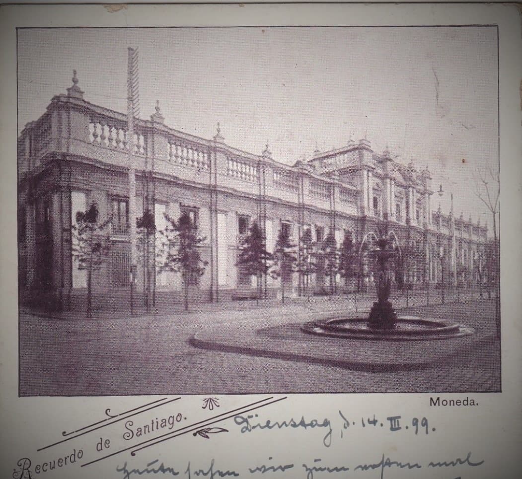 La Moneda en 1899