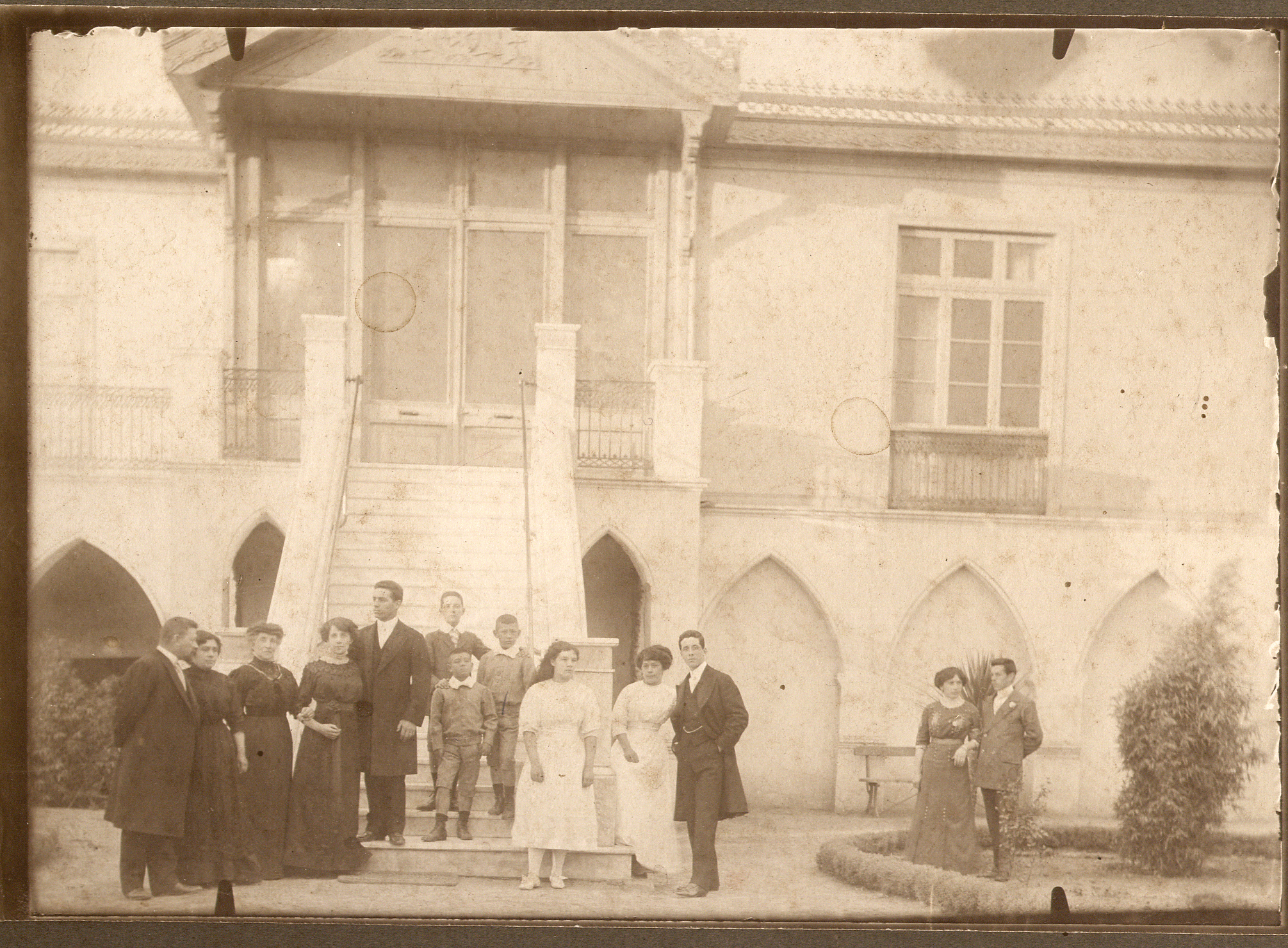 Familia Van De Wyngard en Quinta Normal, 1911