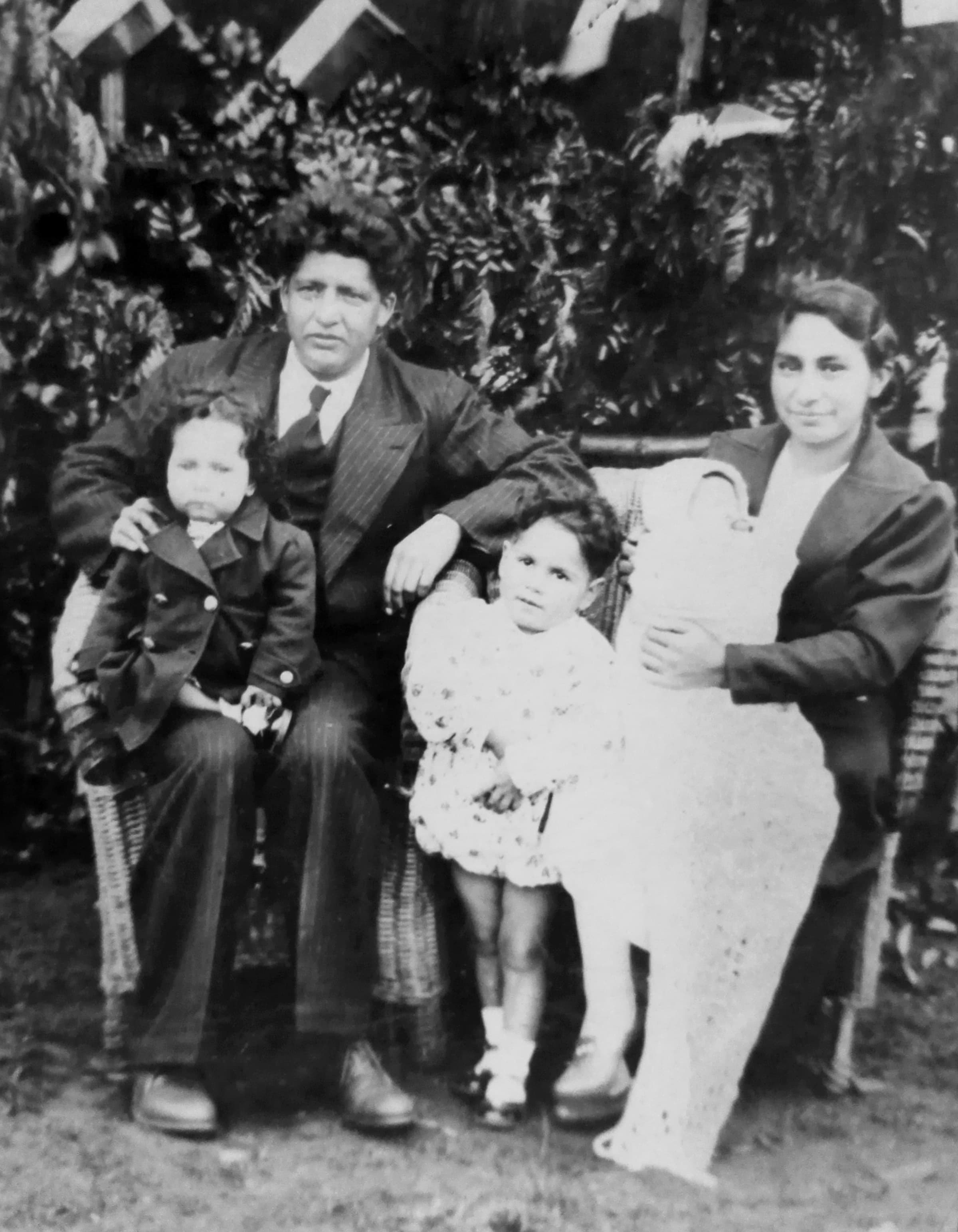 Familia Mercado Tapia, Temuco, 1942