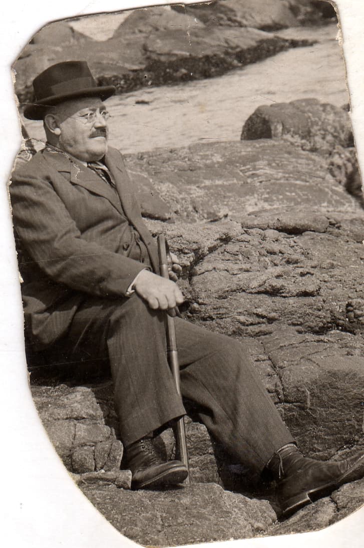 Mi abuelo Tomas Pelaez en Papudo, 1936