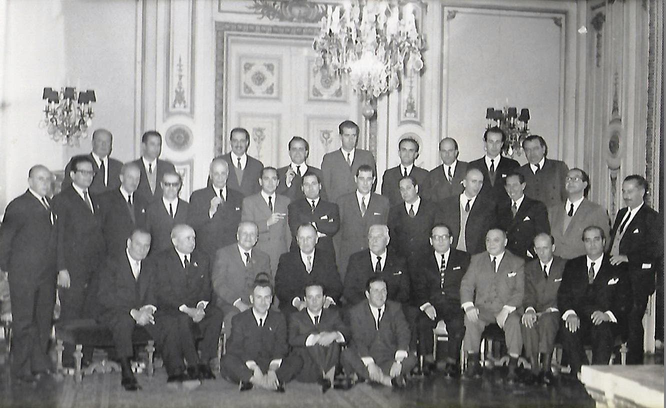 Club de la Unión, almuerzo mensual de la Asociación de Corredores de Vinos, 1965