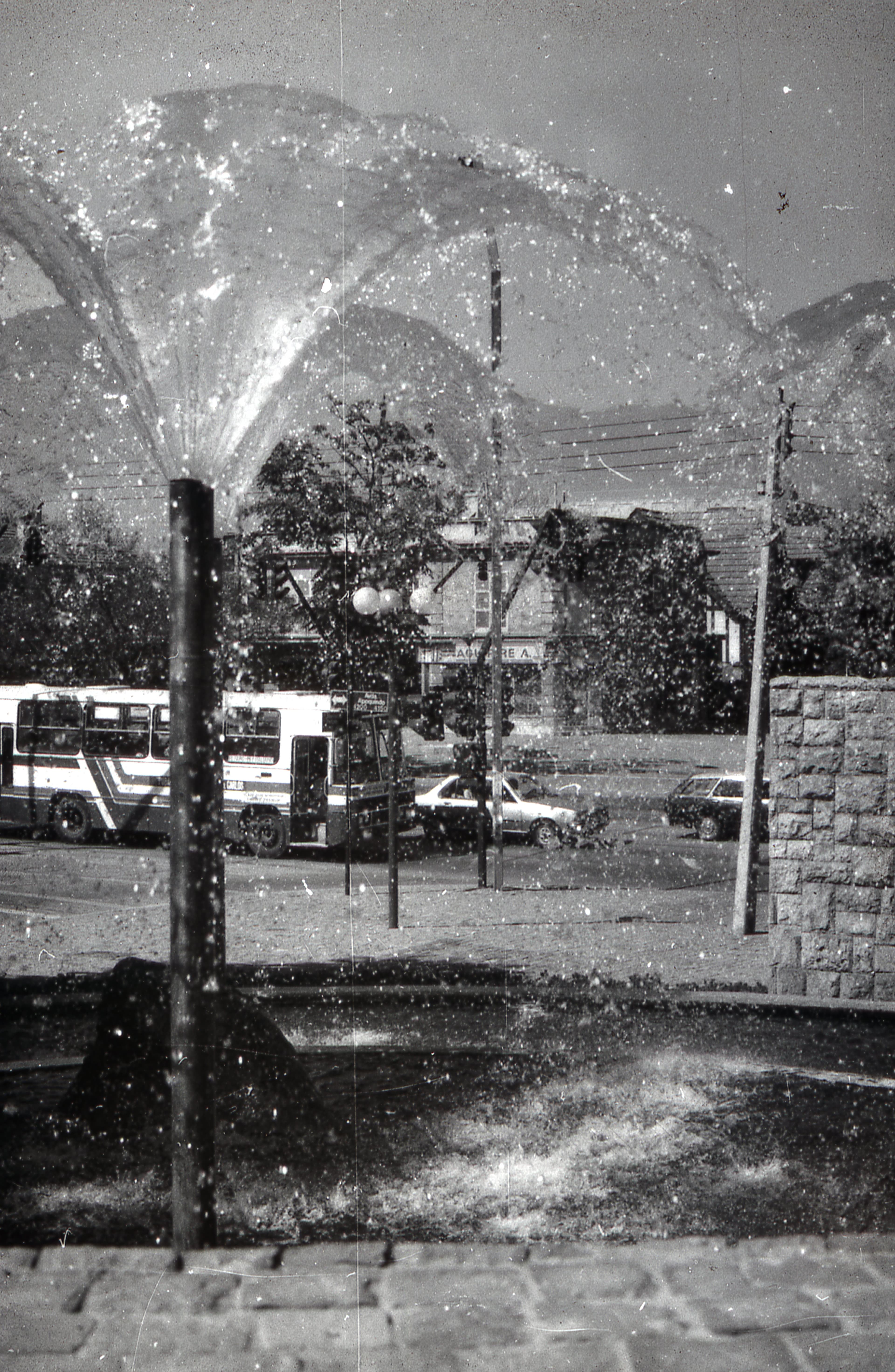 Santiago, Apoquindo esquina Málaga, 1977
