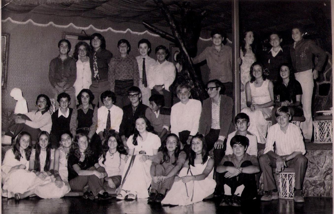 Fiesta de cumpleaños en el Topsy Topsy de Reñaca, 1974