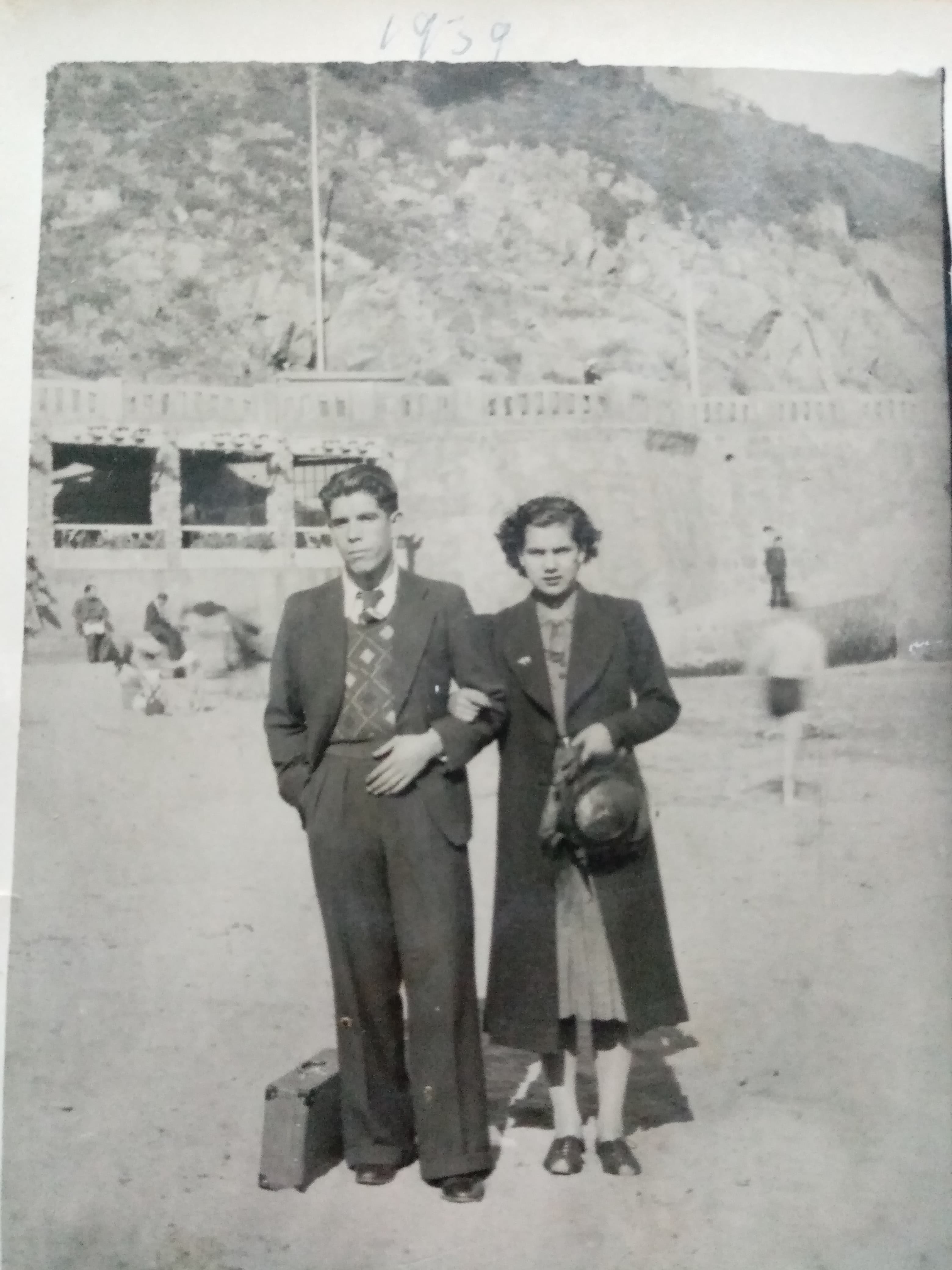 Visitantes Playa Las Torpederas, 1939