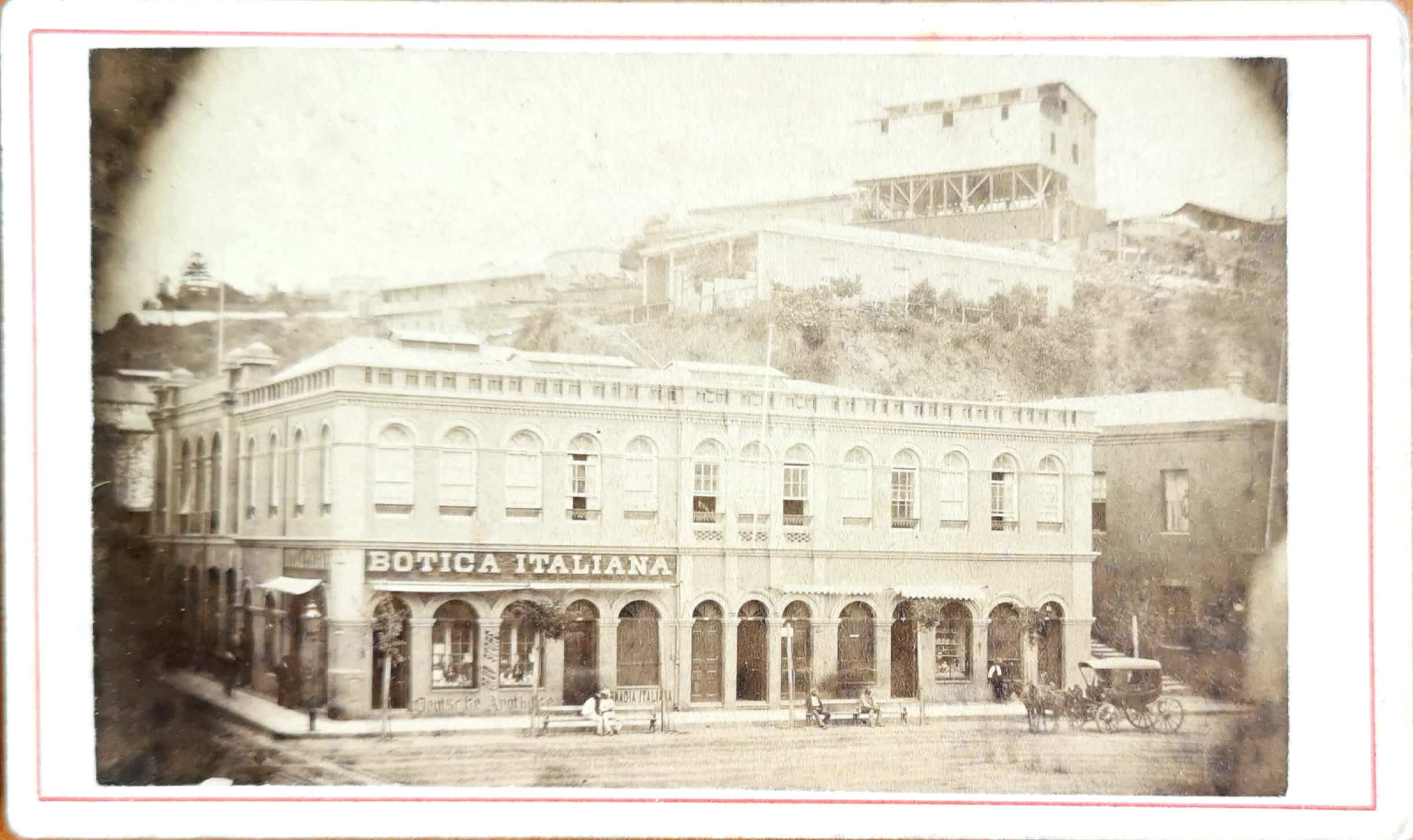 Plaza Echaurren de Valparaíso 1890
