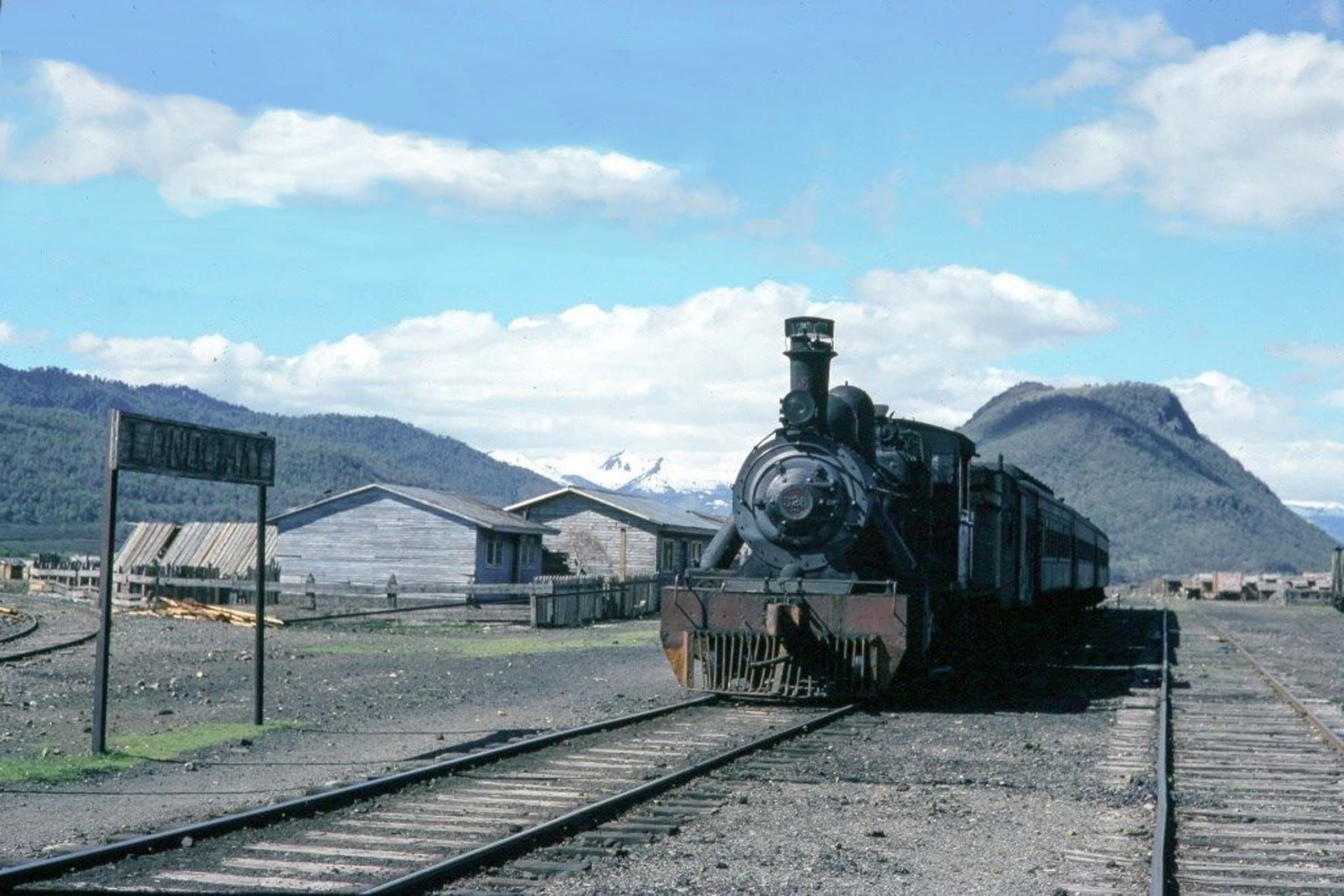 Estación de Lonquimay, IX Región, 1976