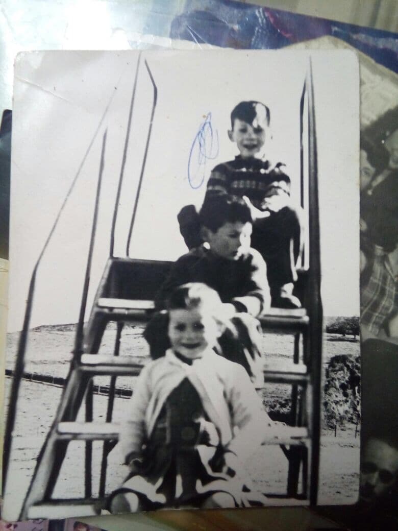 Escalerilla Lan Chile, Castro, Chiloé, 1961
