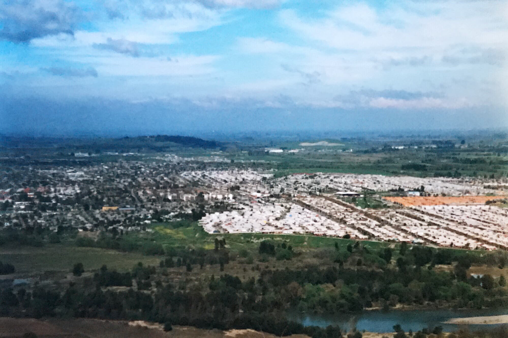 Talca desde el cerro La Virgen