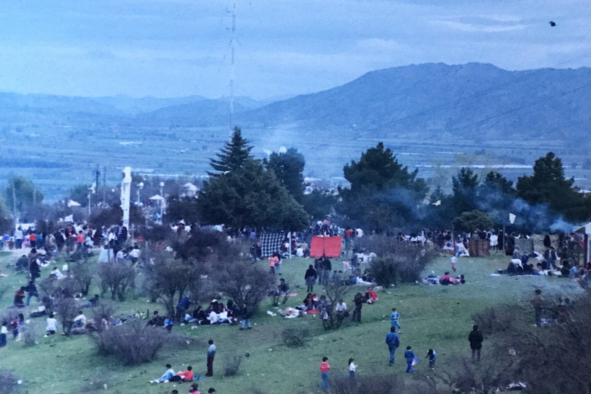 Fiestas Patrias en el Cerro La Virgen, Talca
