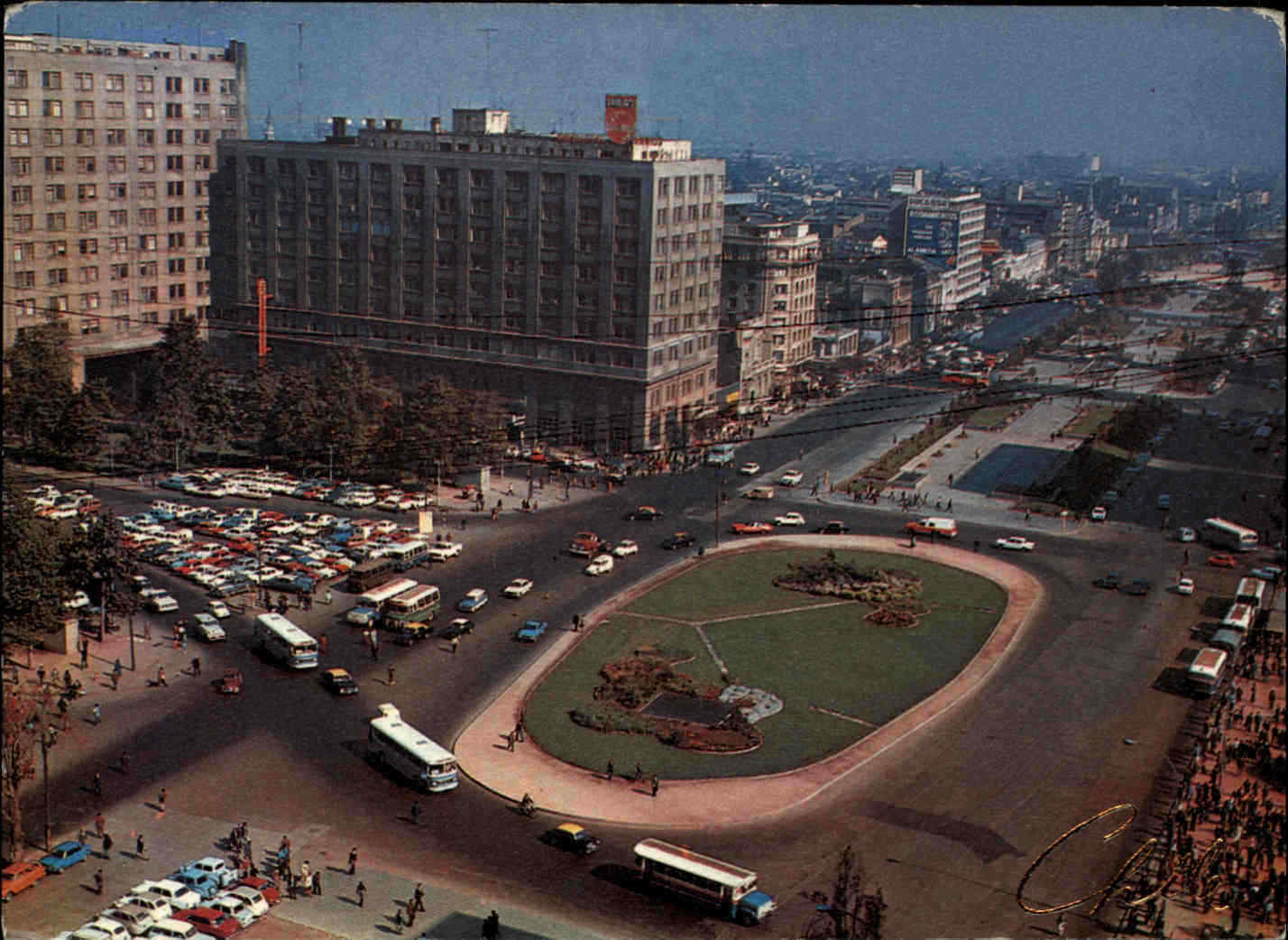 Plaza Bulnes, 1970