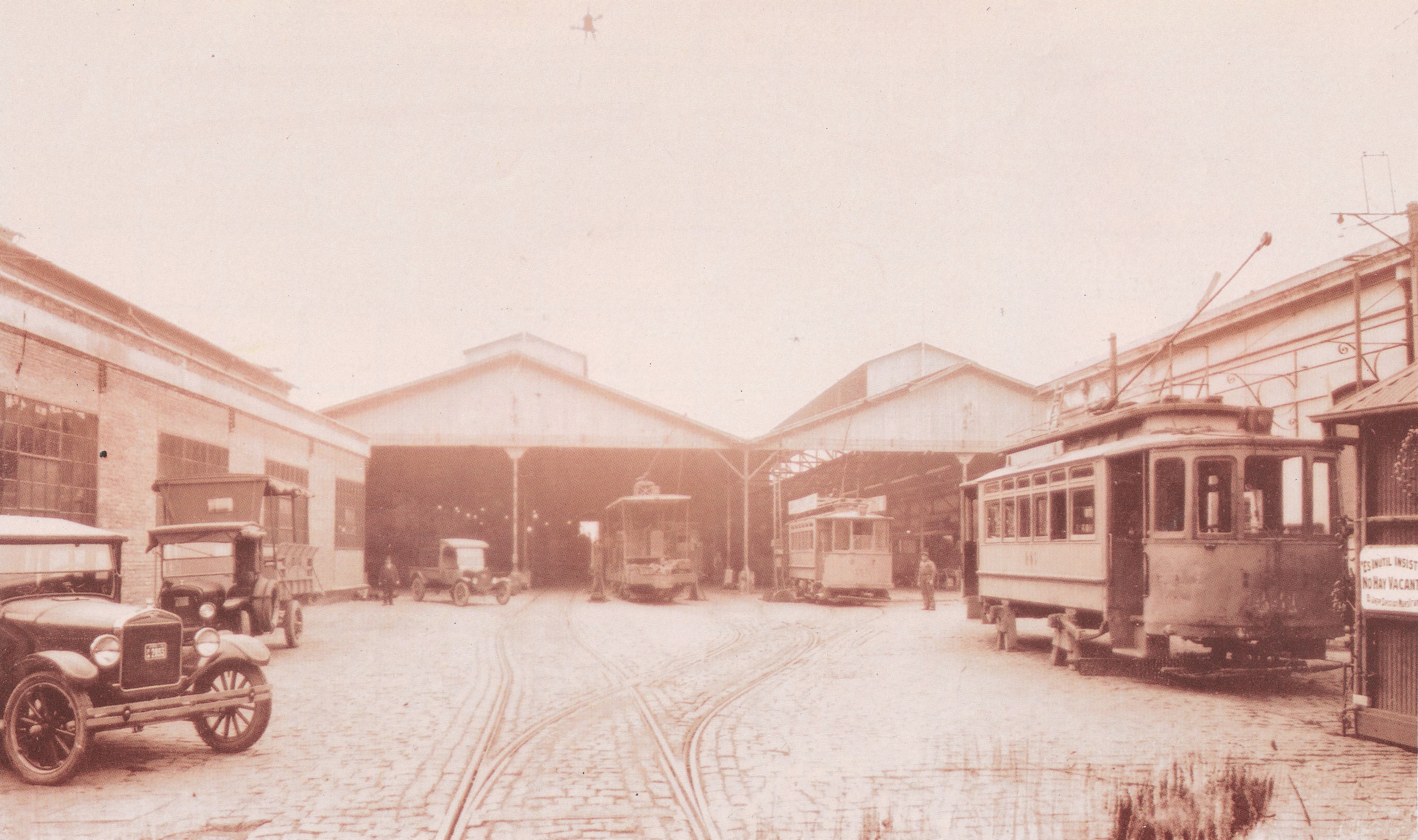 Oficina de Maestranza de Chilectra en 1927