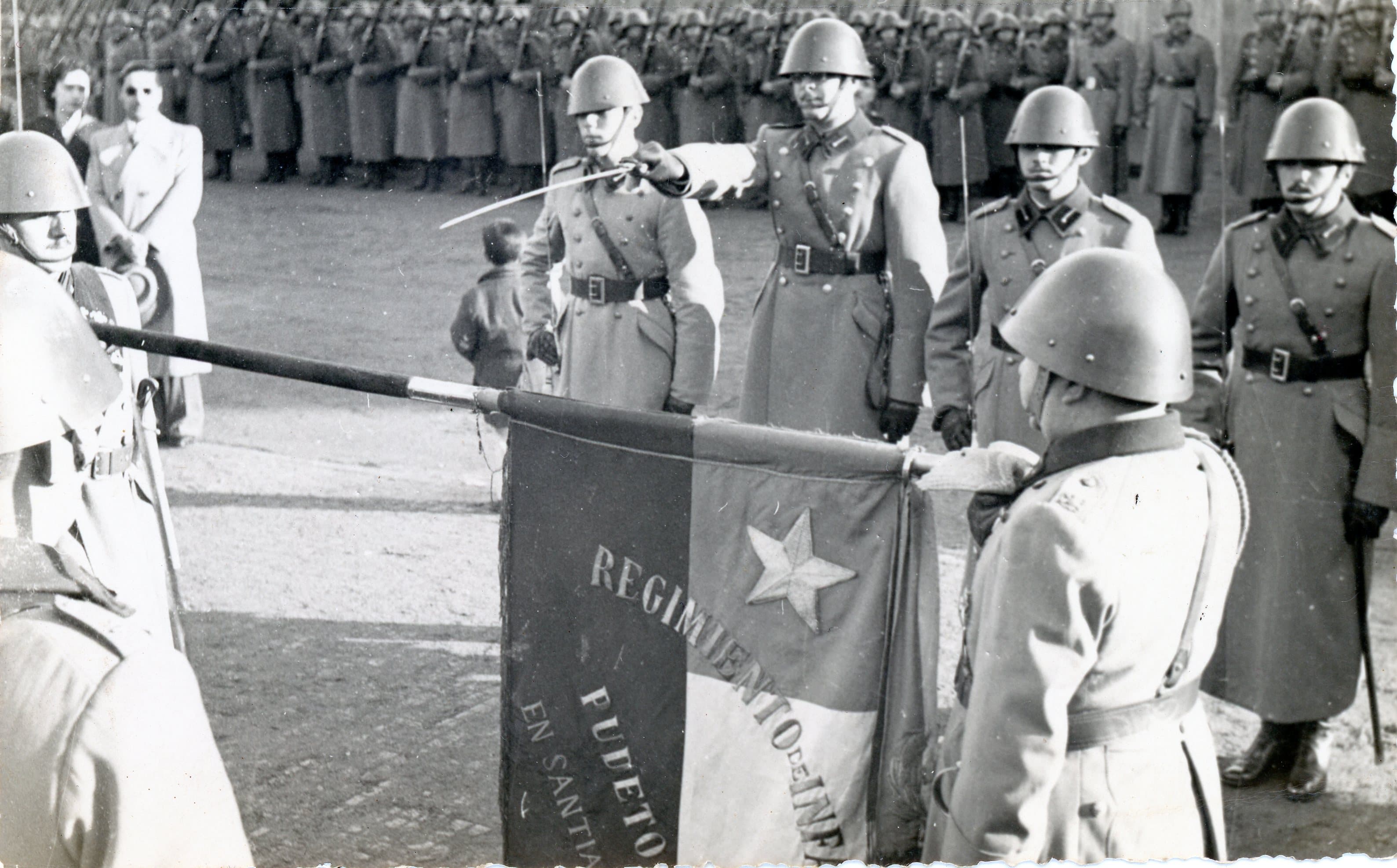 Ceremonia de juramento a la bandera, 1947