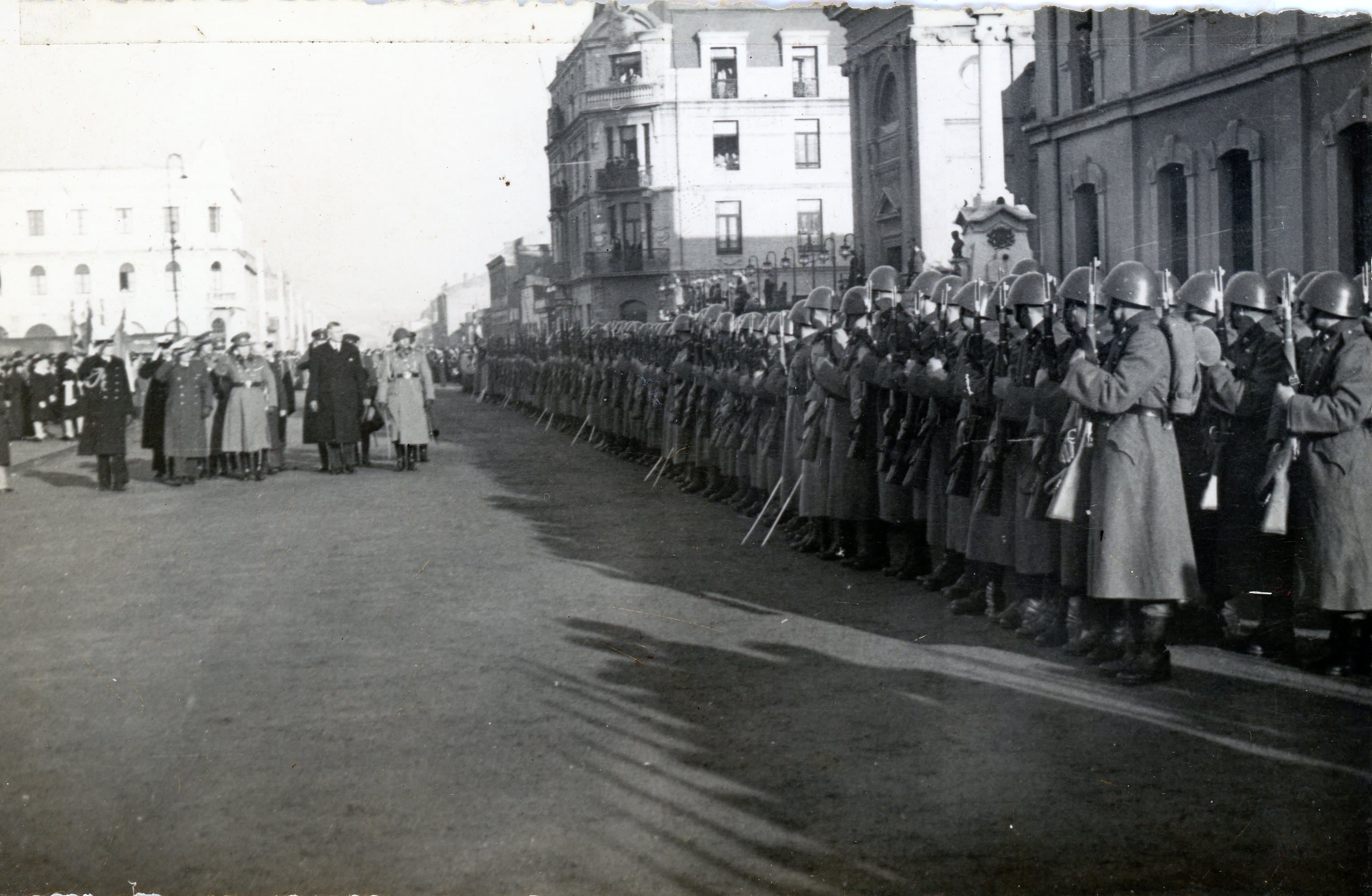 Ceremonia de juramento a la bandera, 1947
