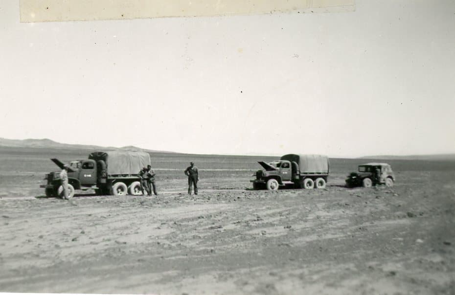 Al este de la estación Augusta Victoria, 1952