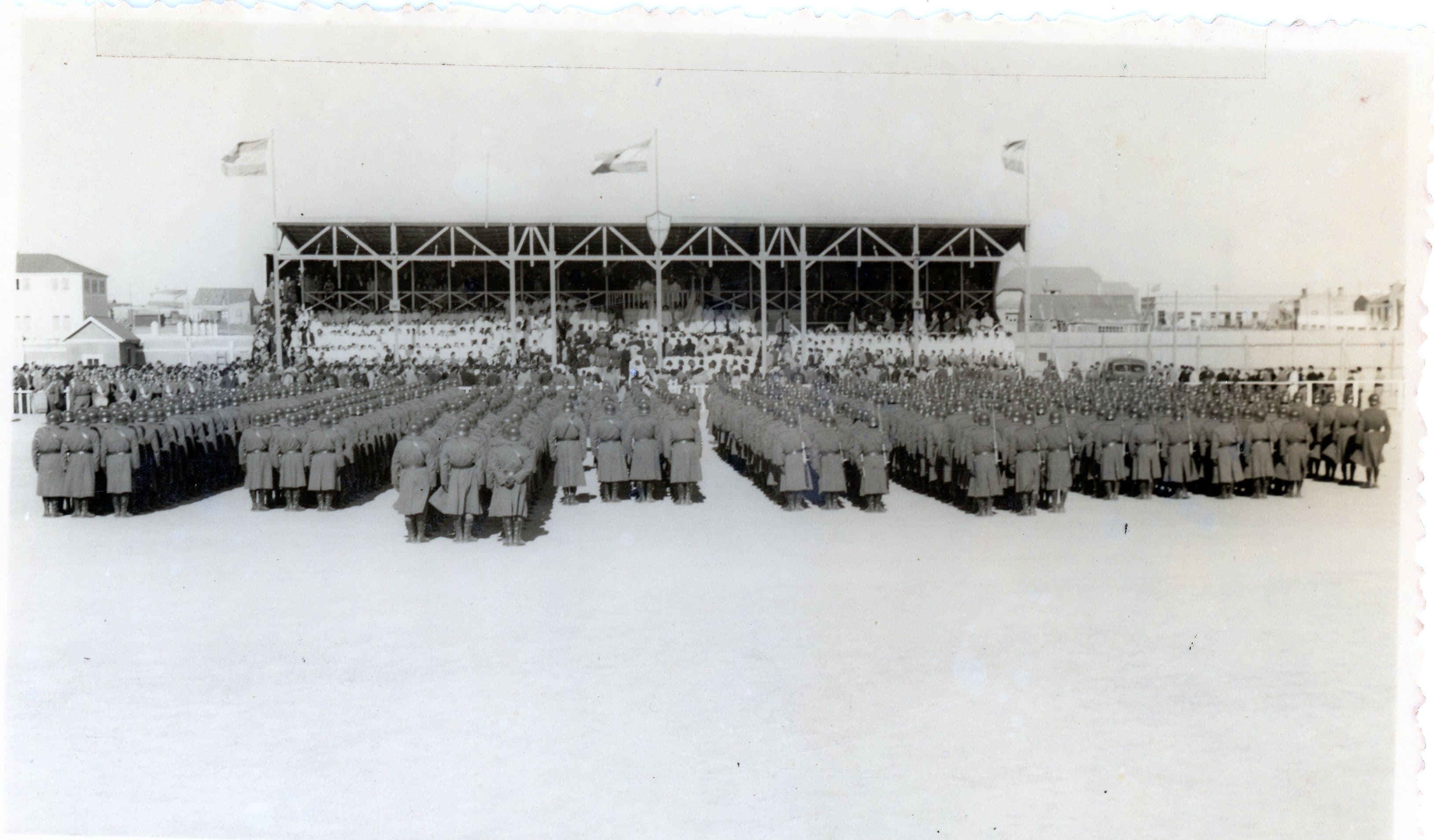 Delegación de oficiales de la VDE, 1947