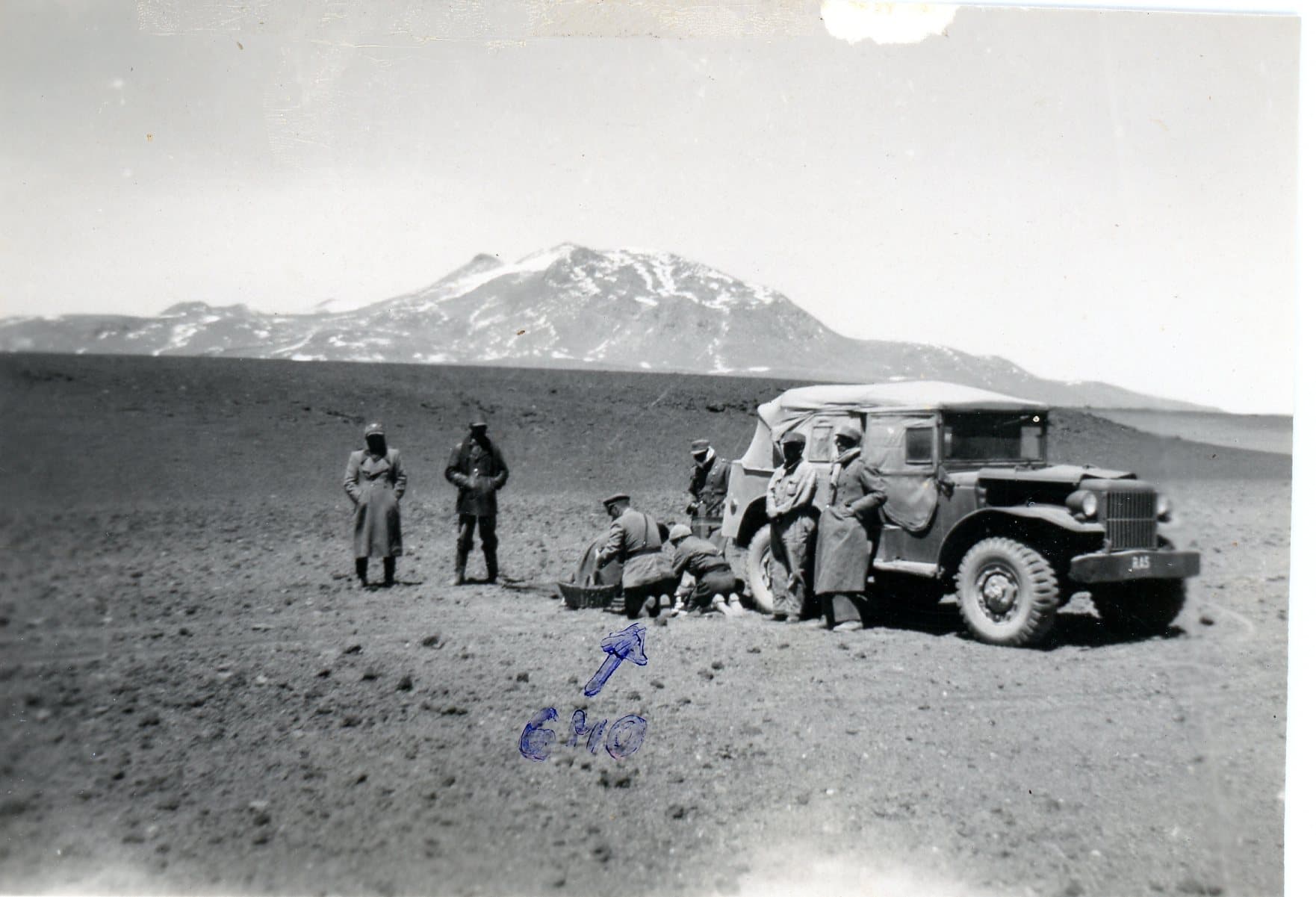 En la puna, cerca del paso del cajón, 1952