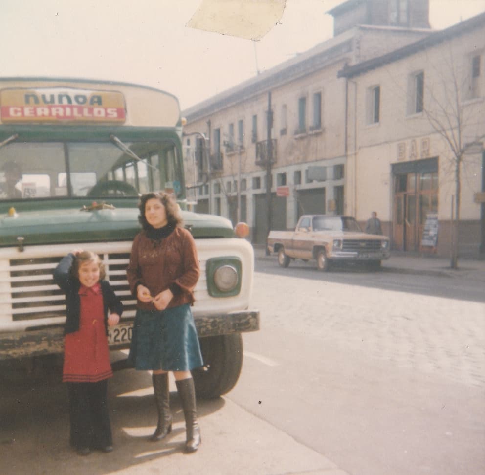 Micro en Santiago- Ñuñoa Cerrillos ca. 1970-1980