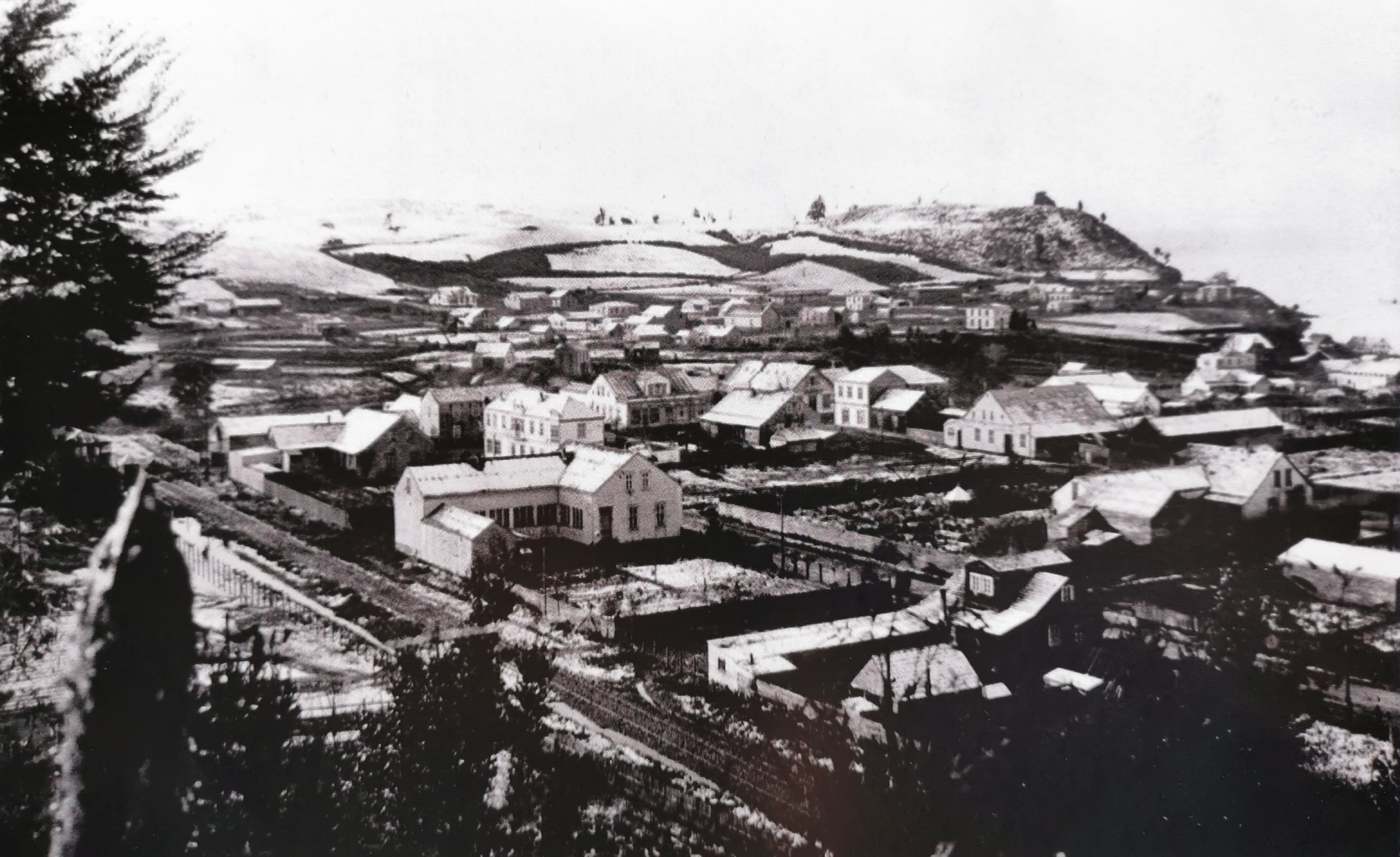 Puerto Varas desde el Cerro Calvario en 1921