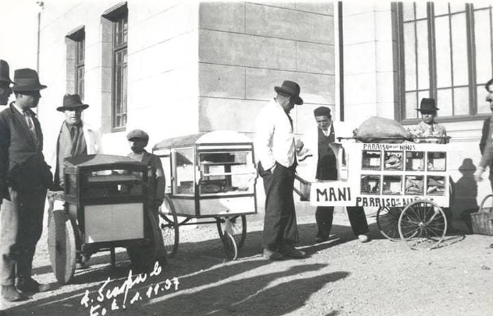 Entrada Cementerio Punta Arenas en 1937