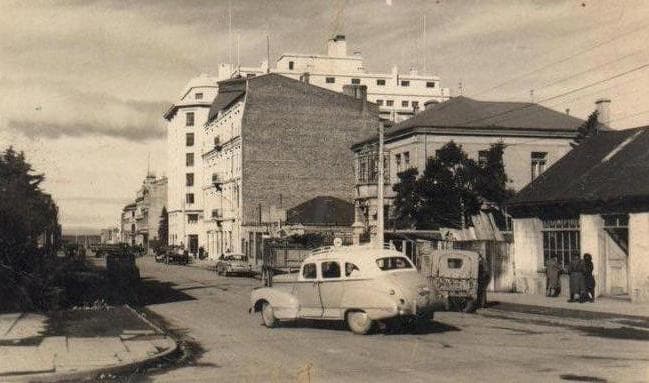Calle Fagnano de Pta. Arenas a mediados de los ´50