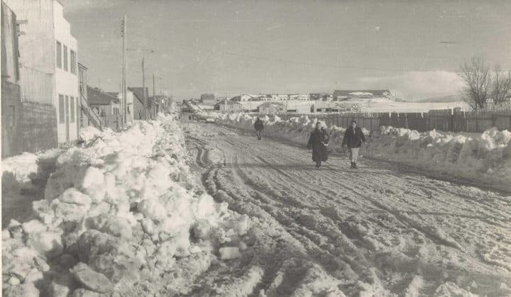 Calle Zenteno de Pta. Arenas en 1958