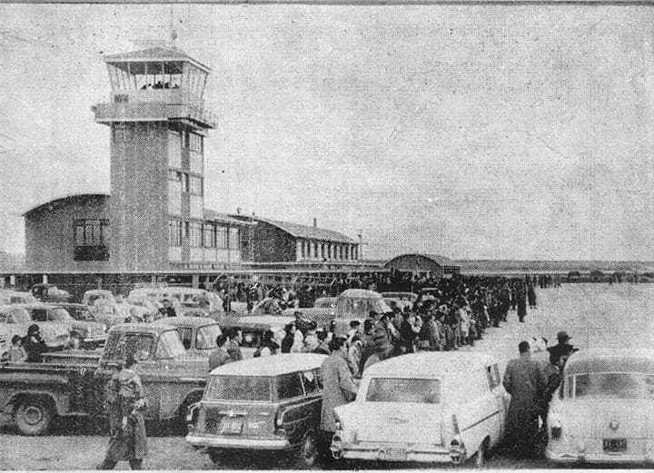 Aeropuerto de Punta Arenas en 1961