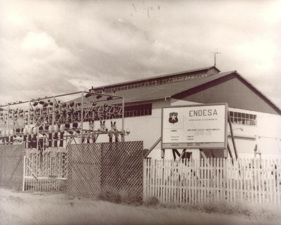 Endesa Puerto Natales en 1961