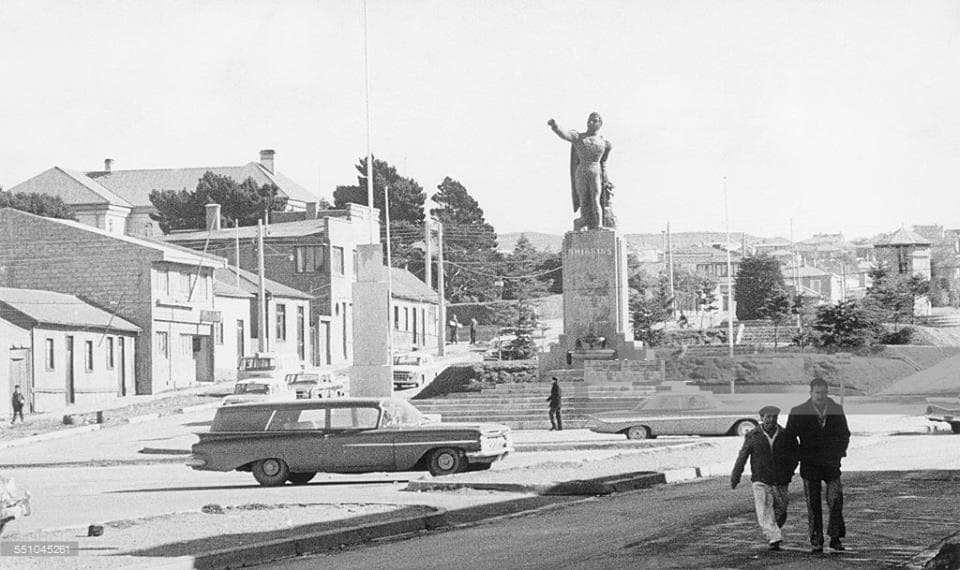 Monumento a O´Higgins en Punta Arenas, 1963